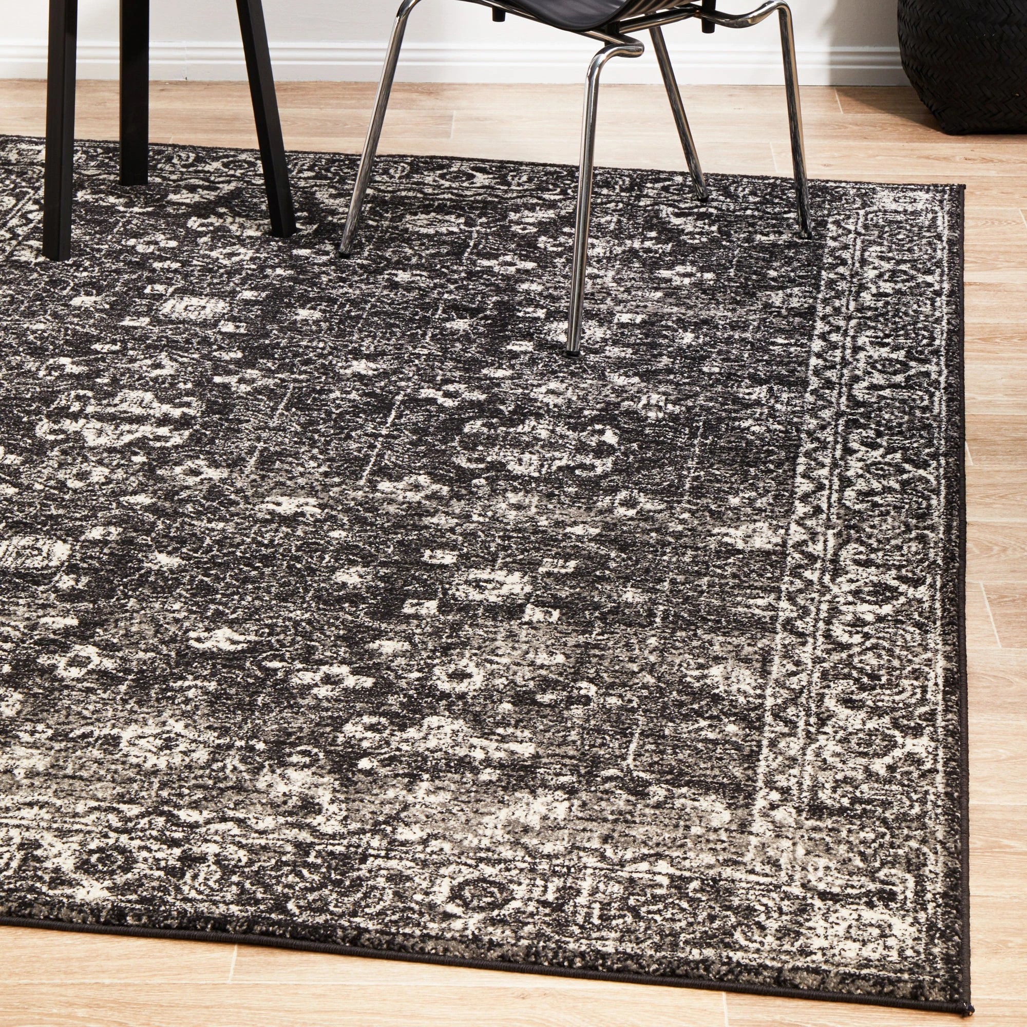 3 Common Ground Rugs Encore 252 230x160cm - Medium Floor Rug - Charcoal, 3 of 9