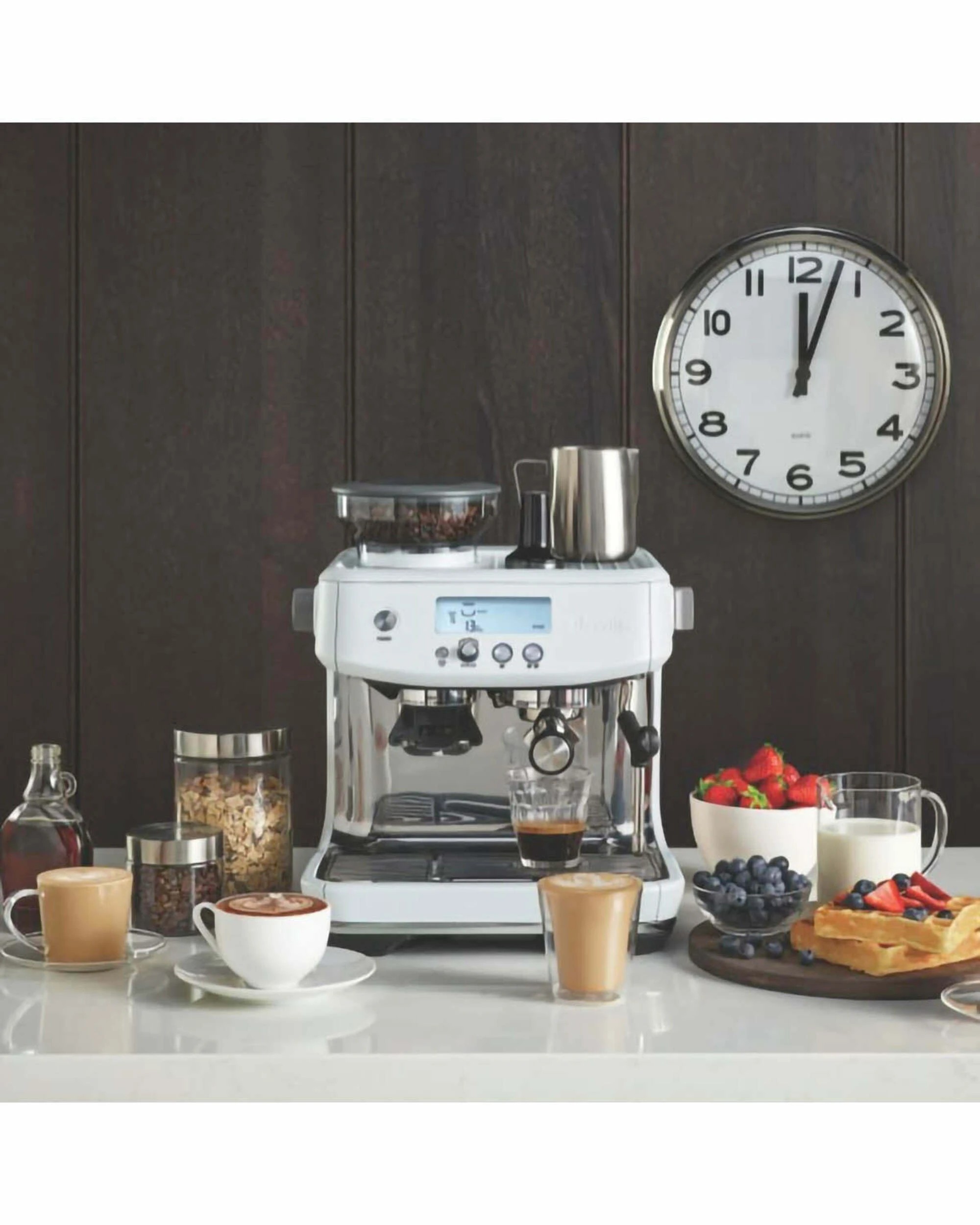 2 Breville The Barista Pro Espresso Coffee Machine - Sea Salt, 2 of 2