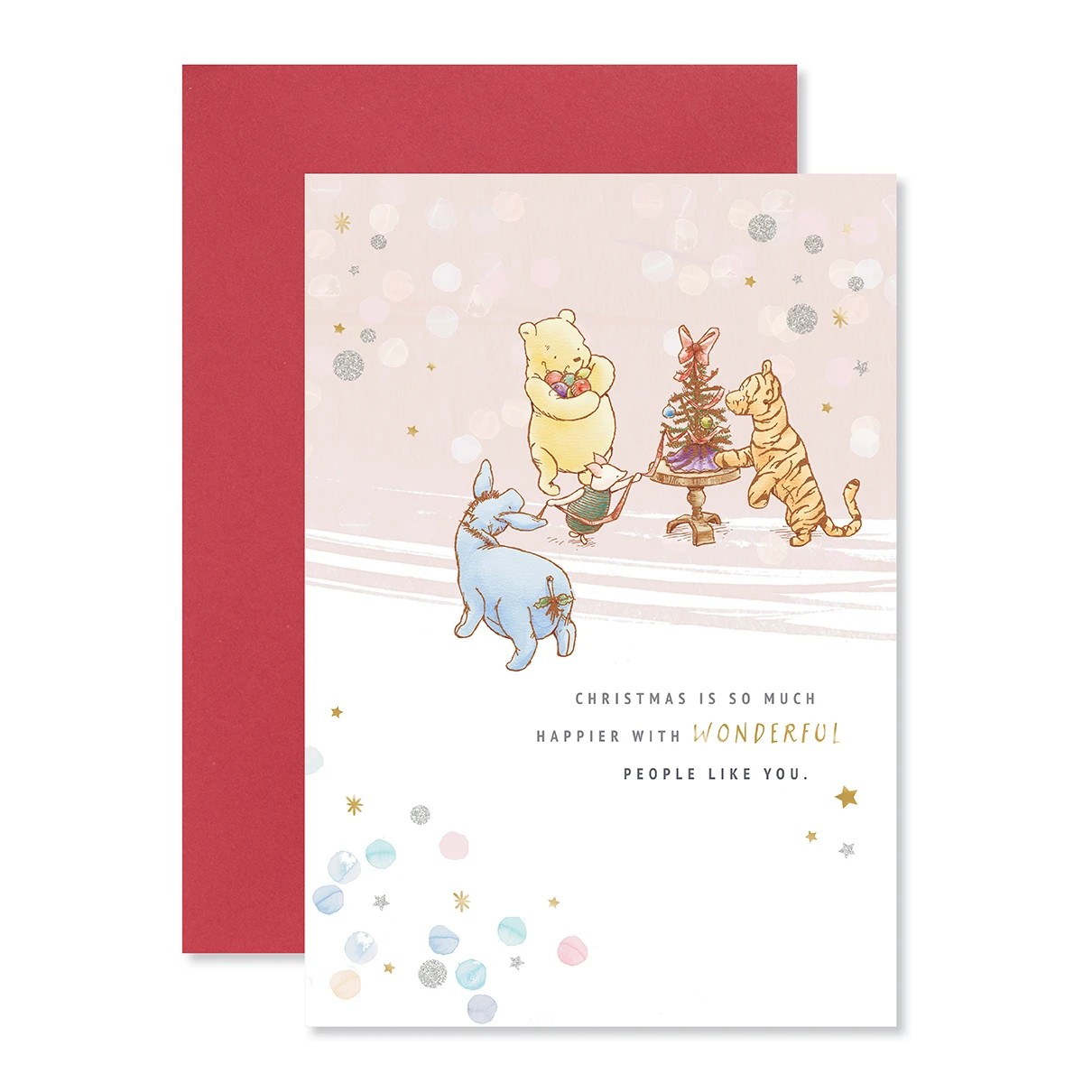 1 Hallmark Christmas Card - Winnie The Pooh, 1 of 3