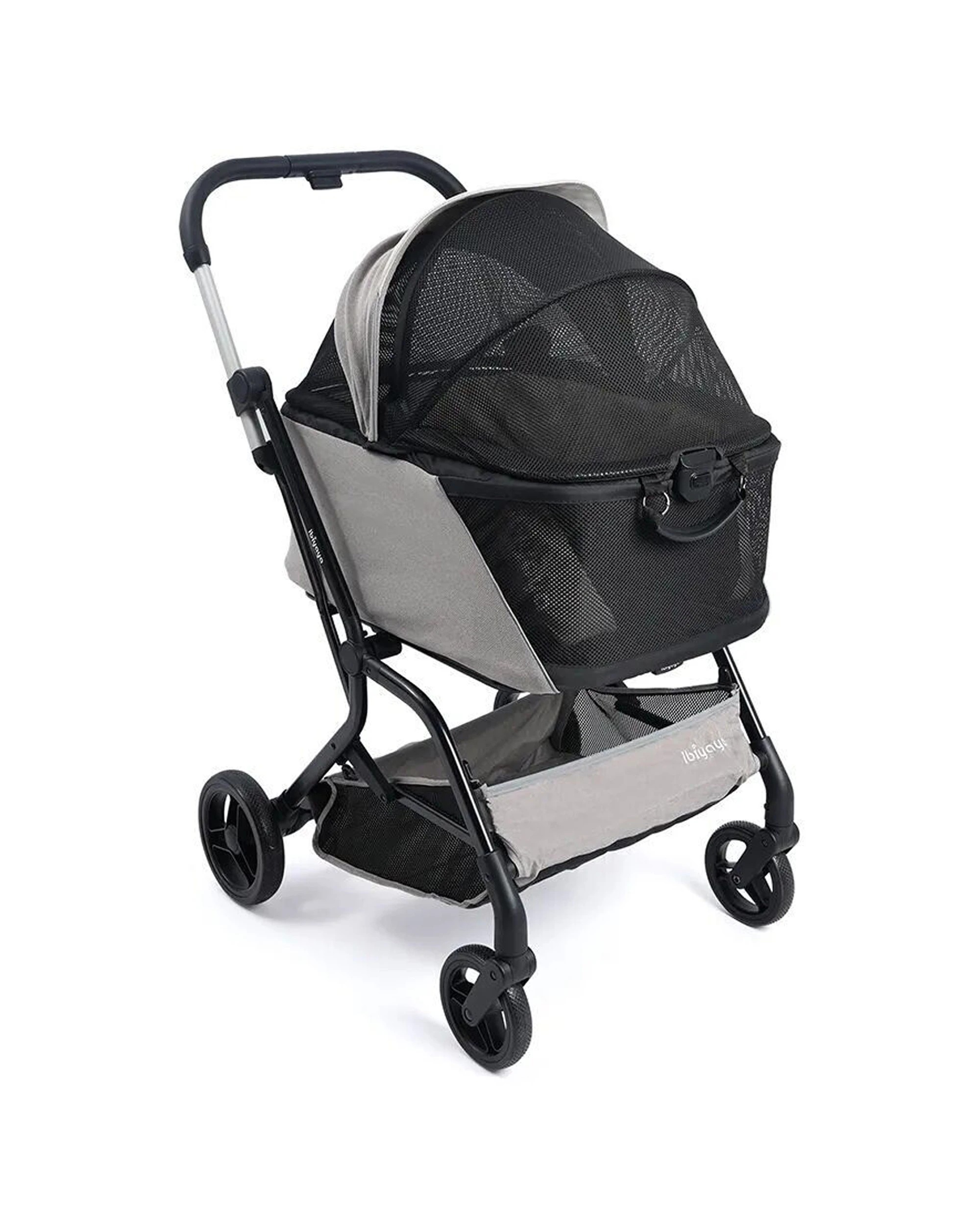 2 Ibiyaya Instacollapse Stroller With Detachable Pet Carrier Travel Bag 25kg - Multi, 2 of 9