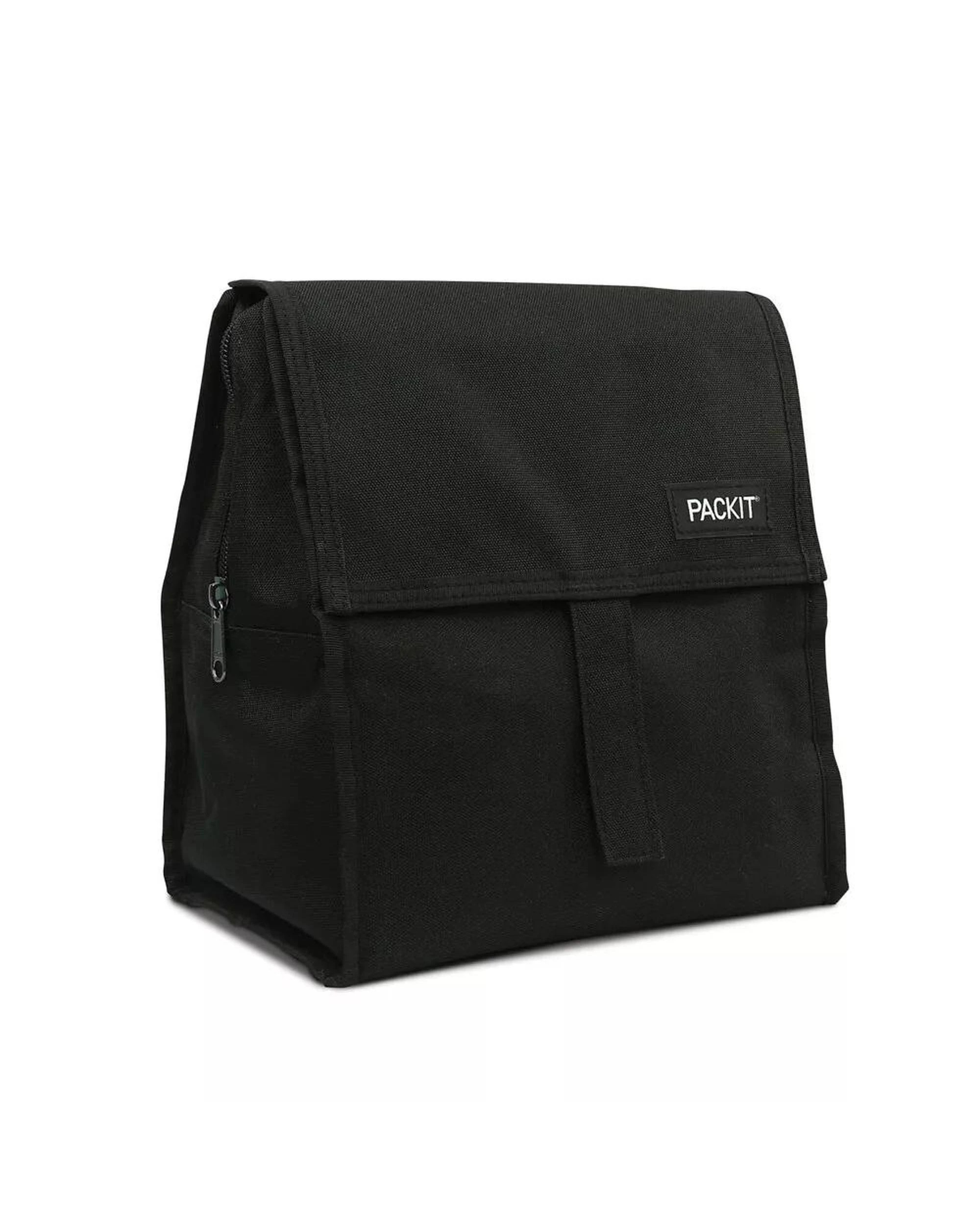 2 PackIt Cooler Lunch Box Bag Freeze and Go  Black, 2 of 9