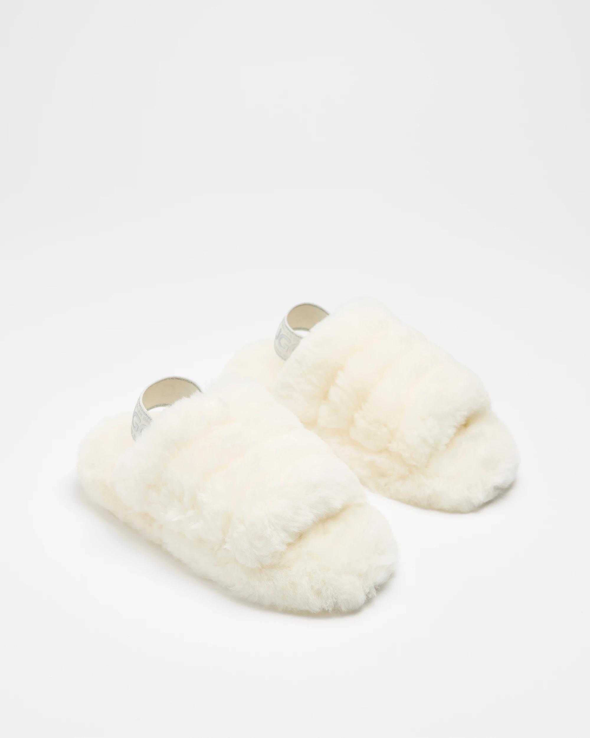 3 Australian Design Ugg Boots And Slippers Womens Genuine Sheepskin Sling Back Slipper IVORY, 3 of 3