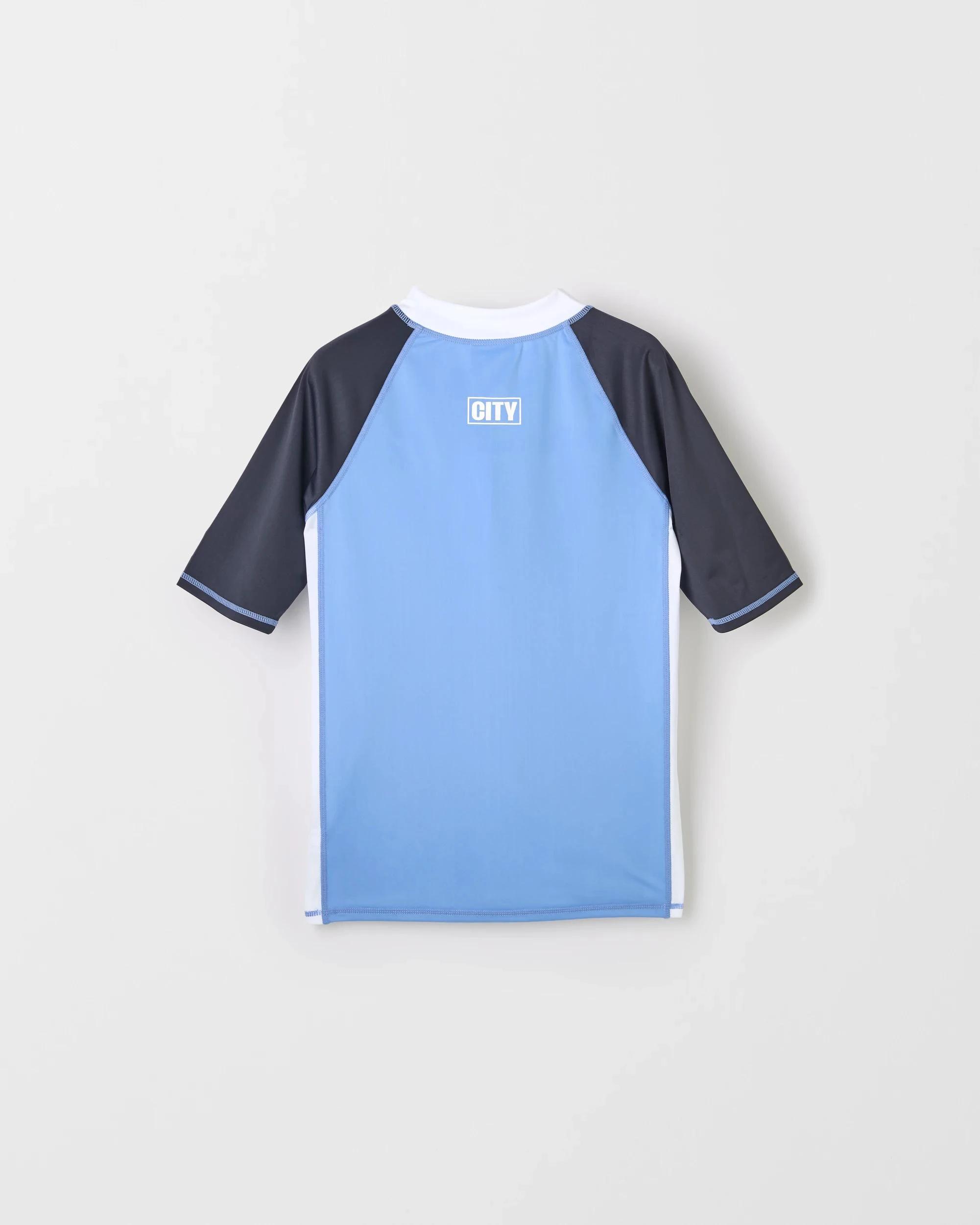 3 Target English Premier League  Short Sleeve Swim Rashie MANCHESTER CITY, 3 of 3