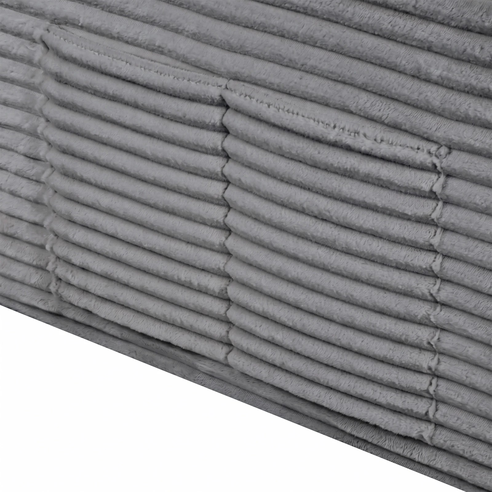 6 Advwin Loveseat Floor Sofa 162cm Loveseat Bean Bag Chair - Grey, 6 of 7