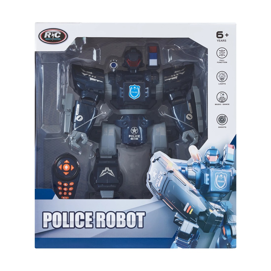 9 RC Police Robot Toy, 9 of 10