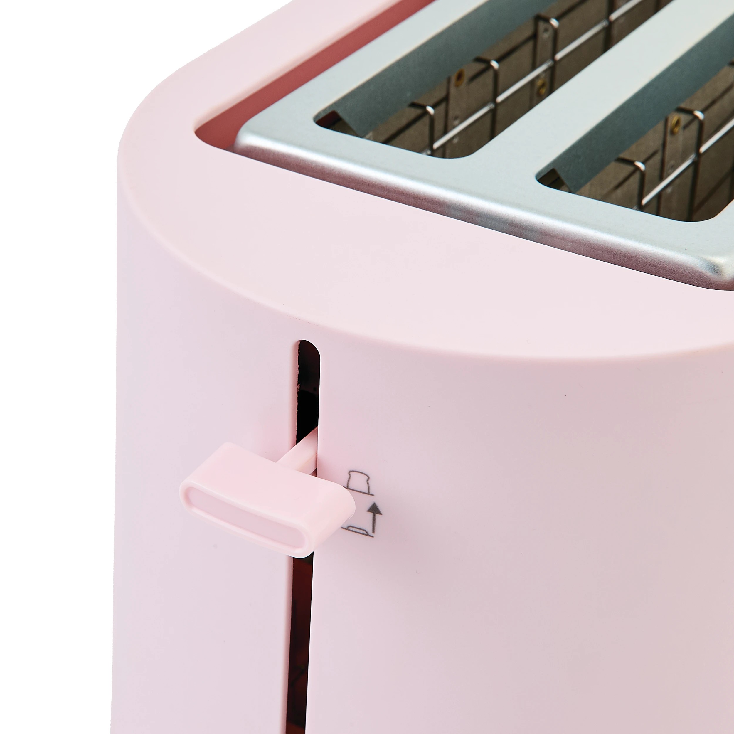 8 4 Slice Toaster Long Slot - Pink, 8 of 9