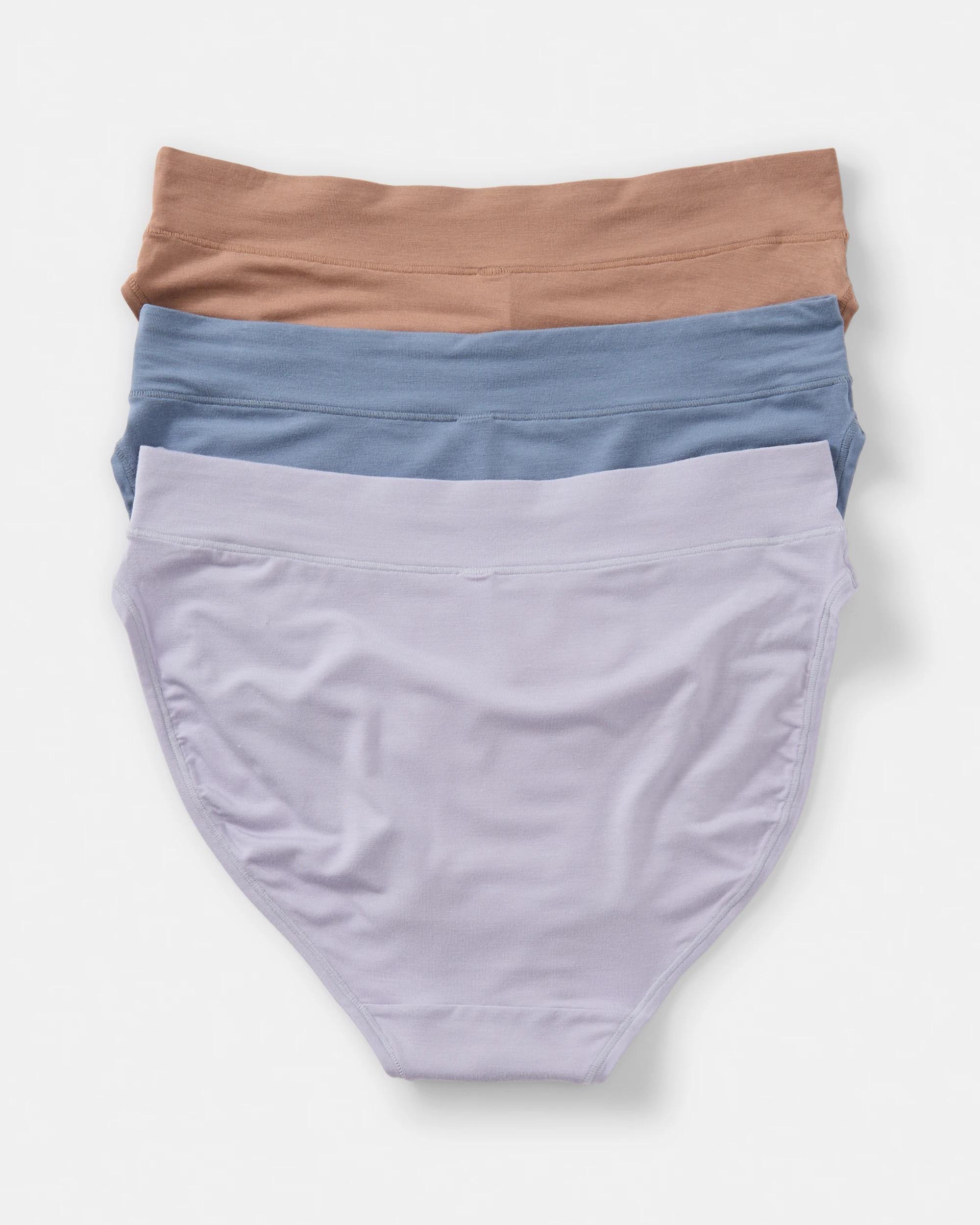 2 3 Pack Bamboo Blend Hi-Cut Briefs Gh St Sc, 2 of 9