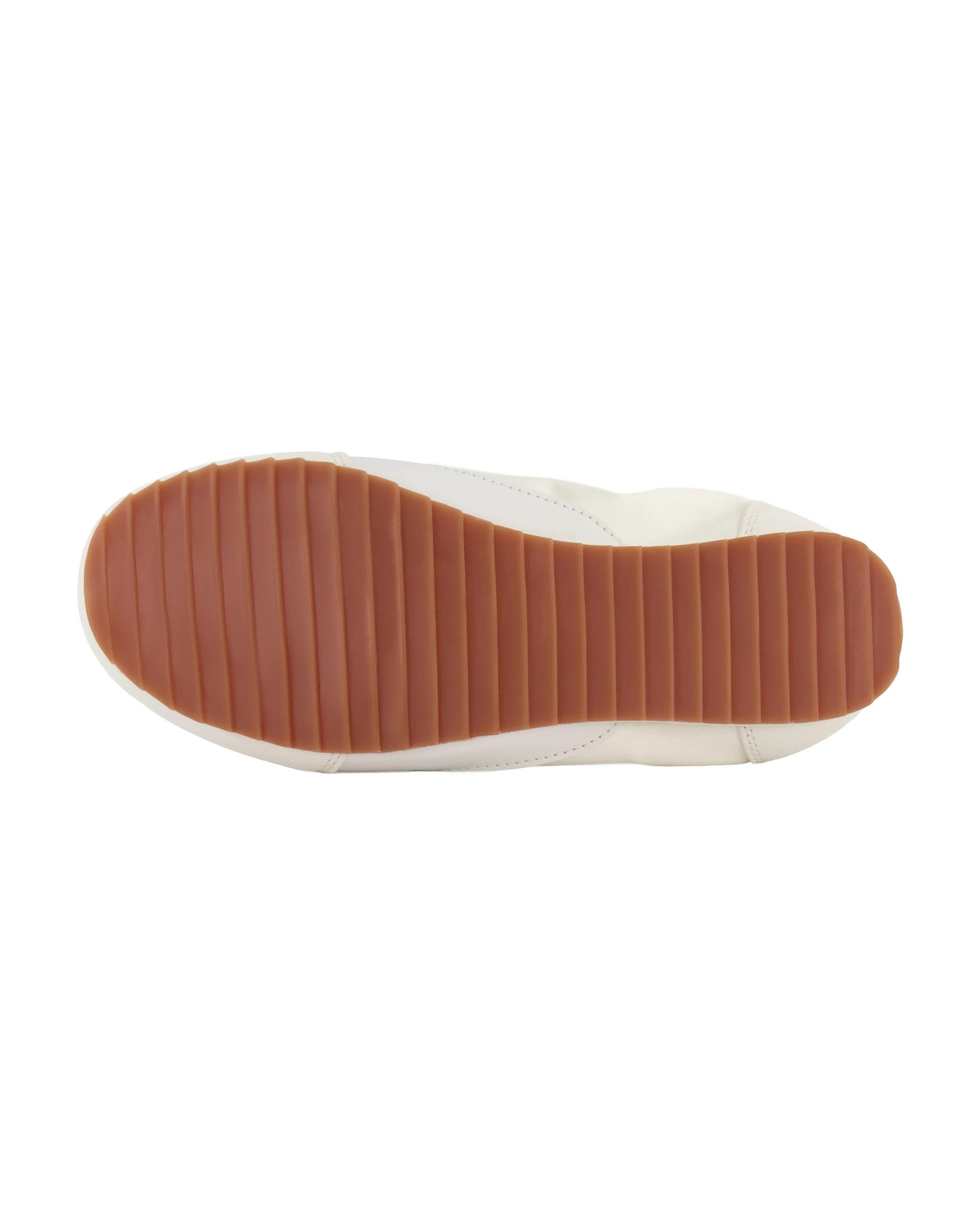 4 Slip On Ballerina Sneakers Cream, 4 of 5