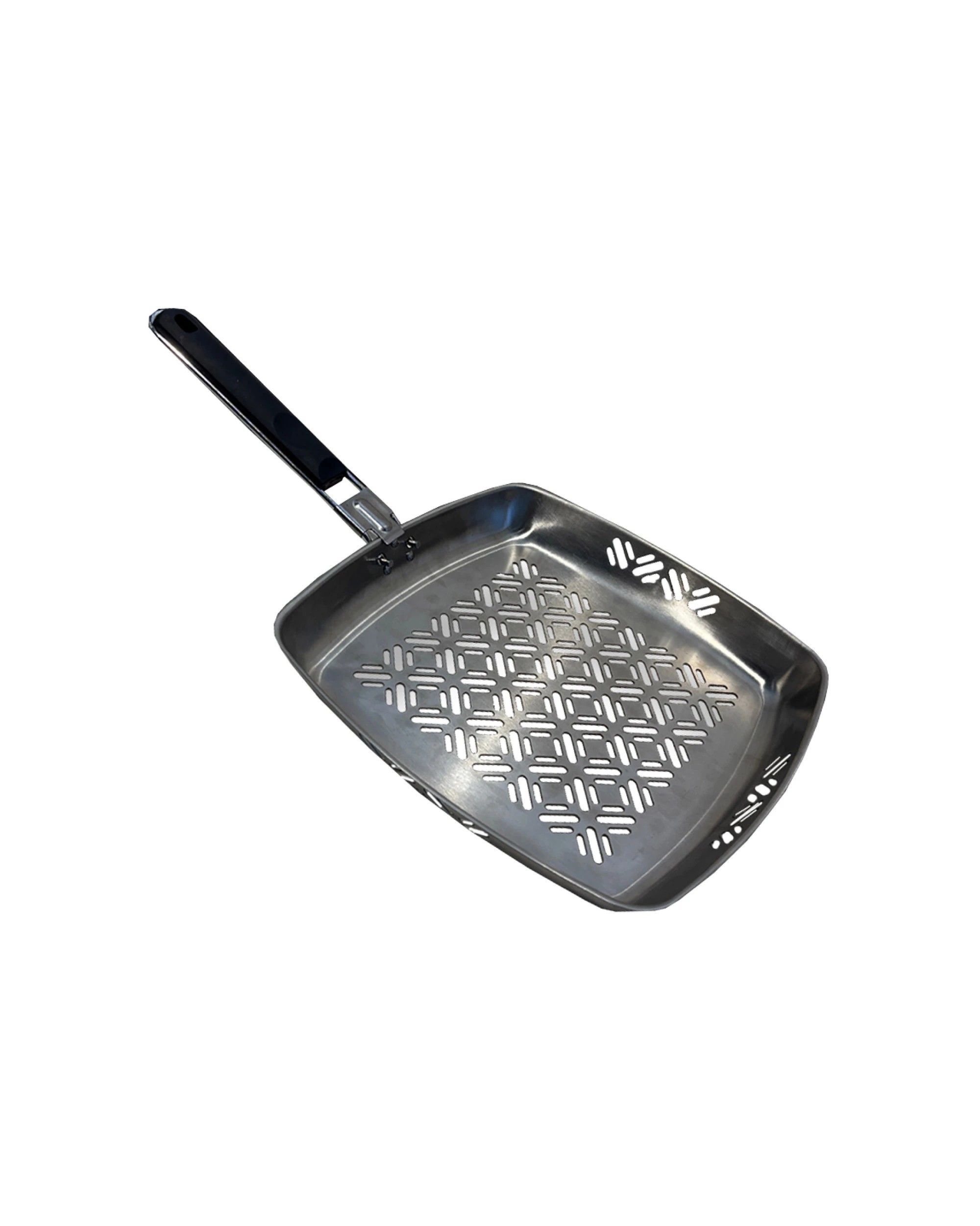 1 Global Shop Direct BBQ Grill Pan Non-Stick Stainless Steel Grill Pan, 1 of 7