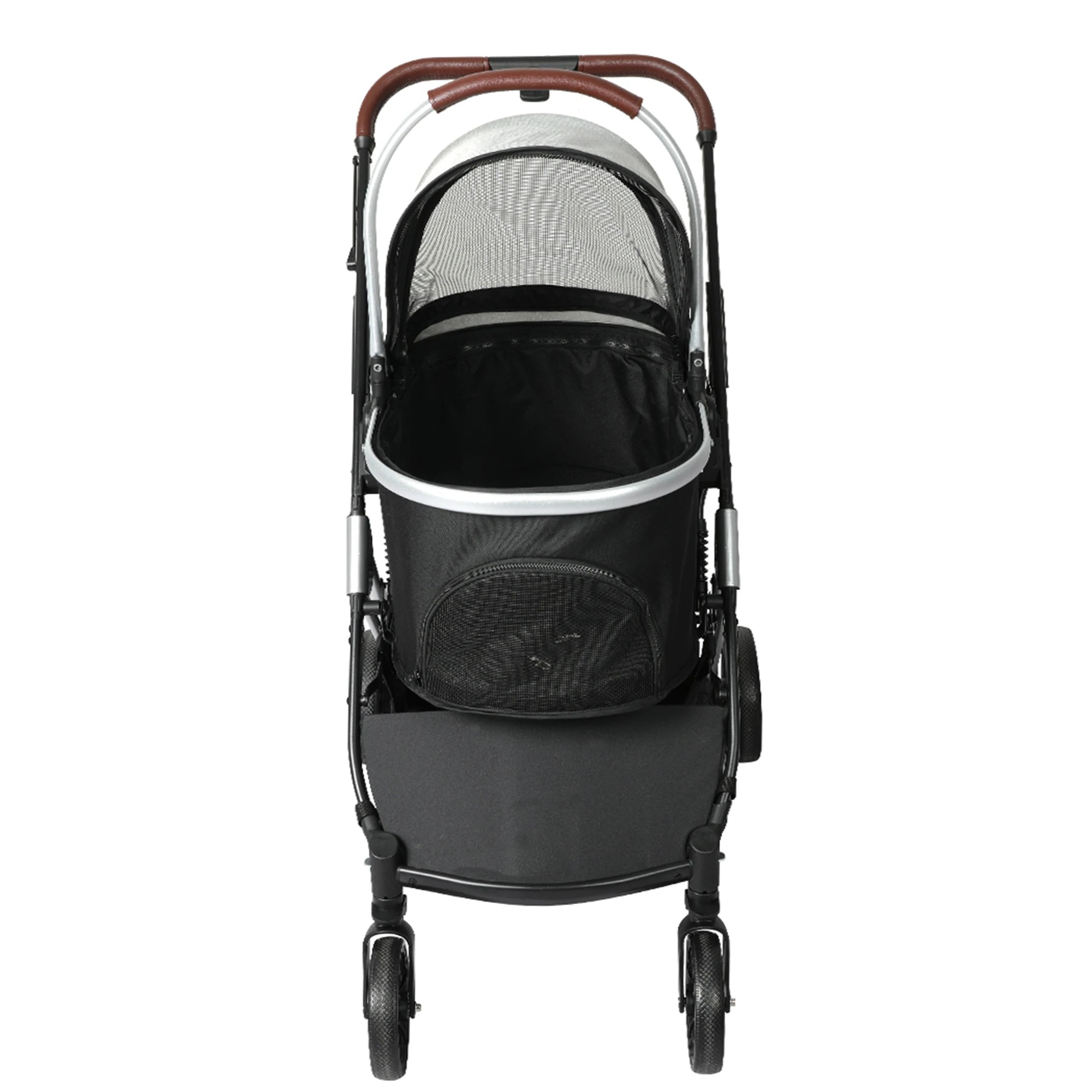 4 Pawz Pet Stroller 3In1 For Large Dogs 50Kg Capacity In Coulor - Grey, 4 of 8
