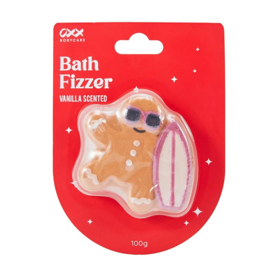 1 OXX Bodycare Bath Fizzer 100g - Gingerbread, 1 of 5
