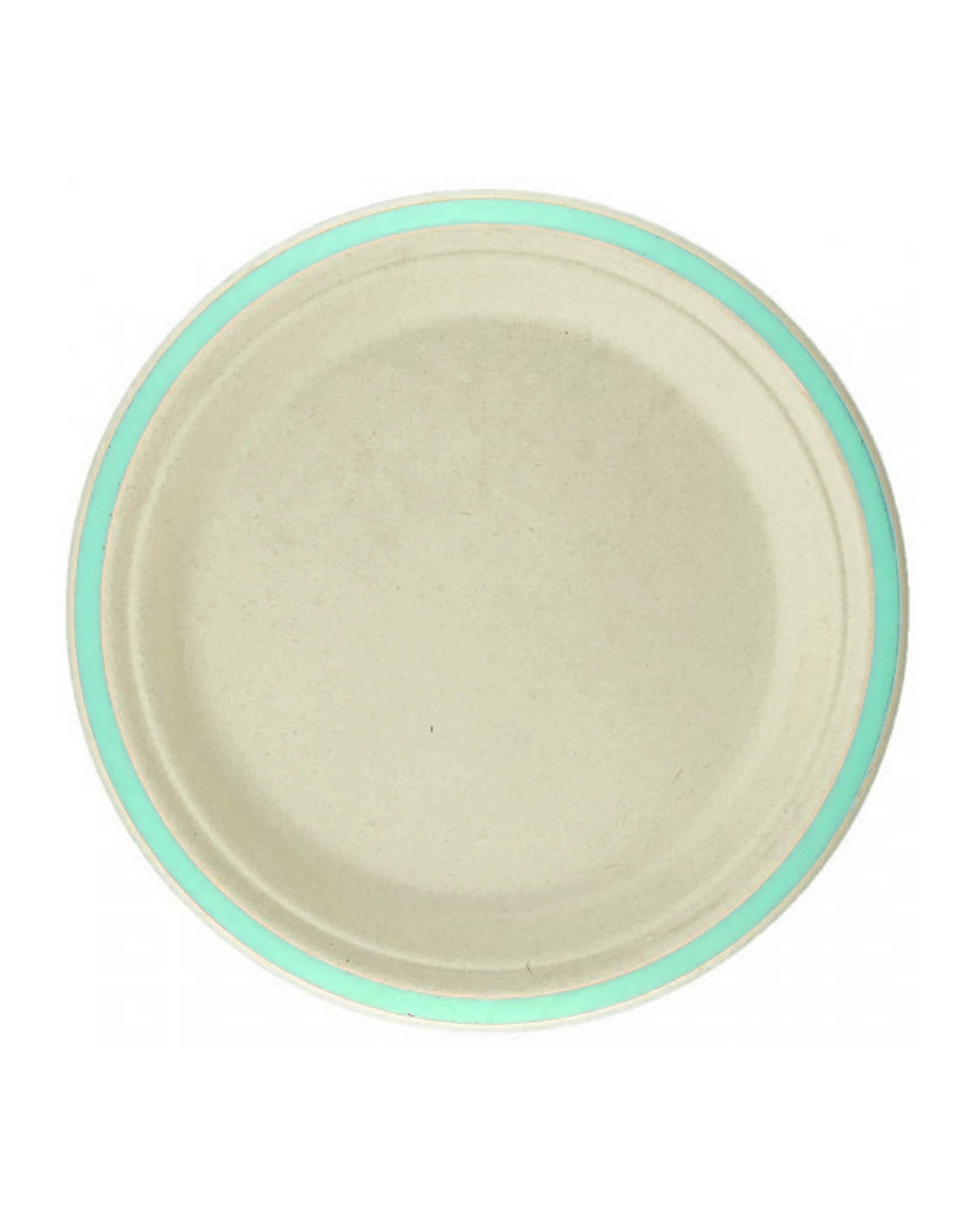 1 Alpen Mint Rim Sugar Cane Small Plates Pack of 10 - Green, 1 of 3