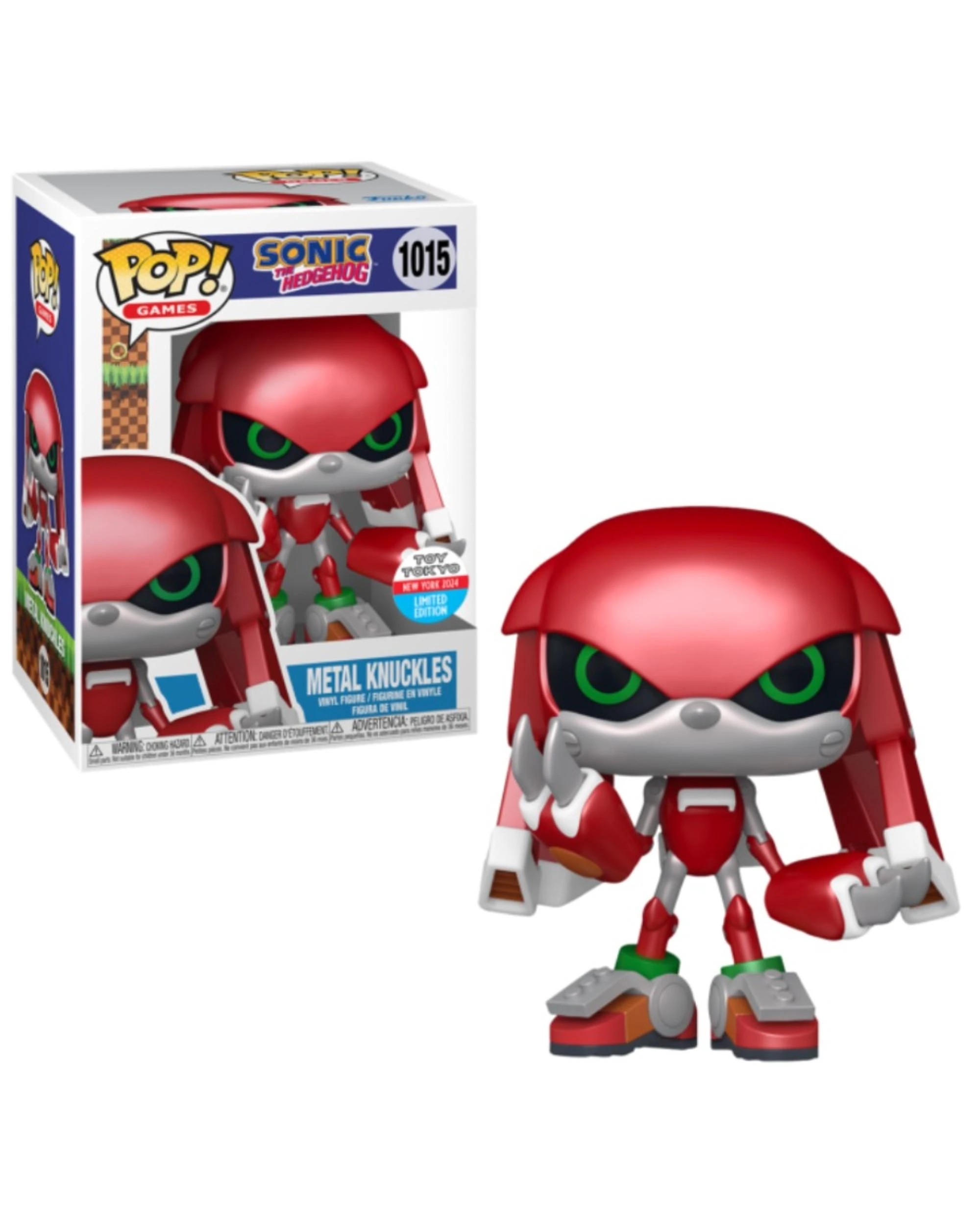 1 Sonic the Hedgehog Metal Knuckles NYCC Limited Edition Funko POP! Vinyl, 1 of 1