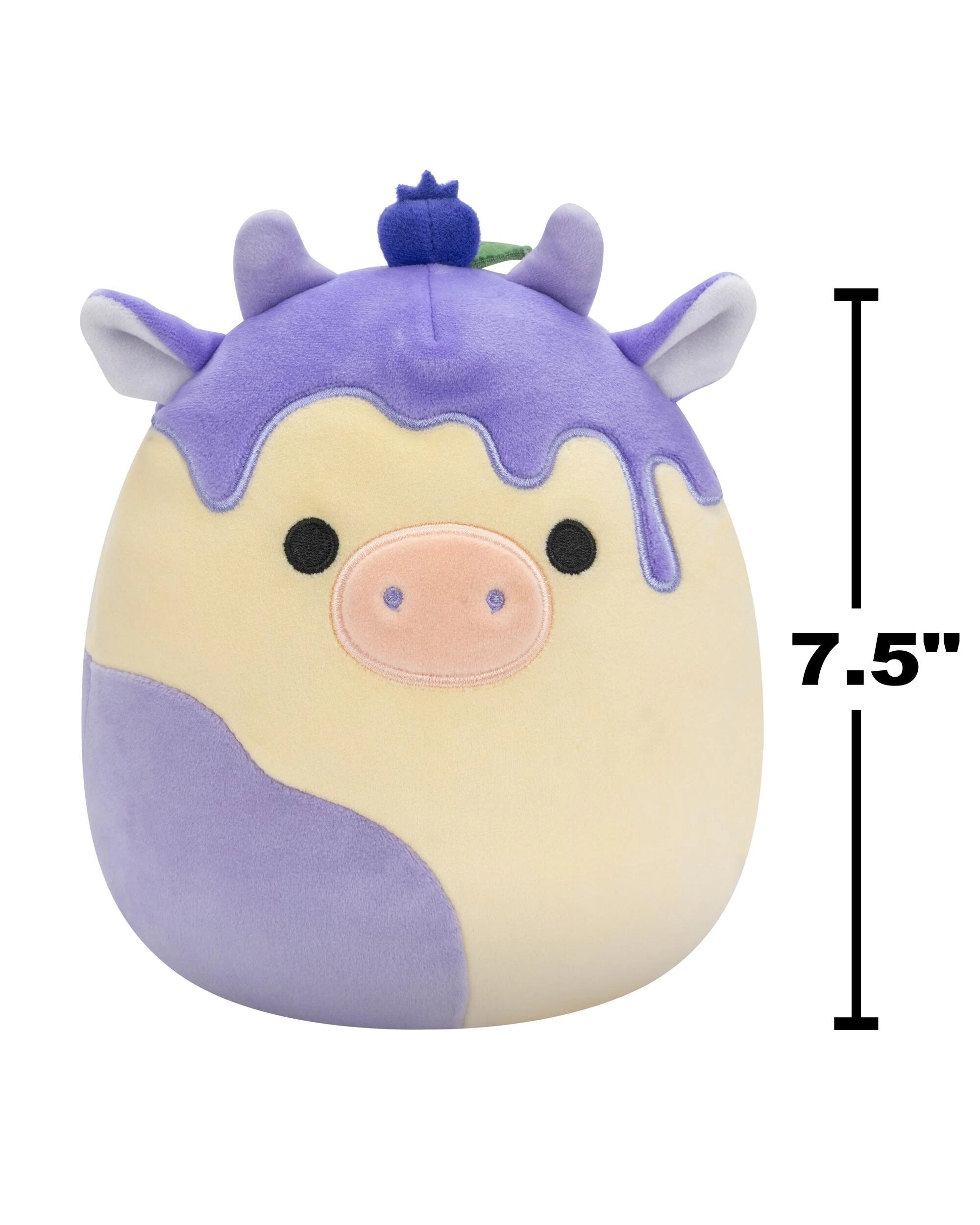 5 Squishmallows Benito the Blueberry Cow 7.5 inch Plush - Multi, 5 of 6