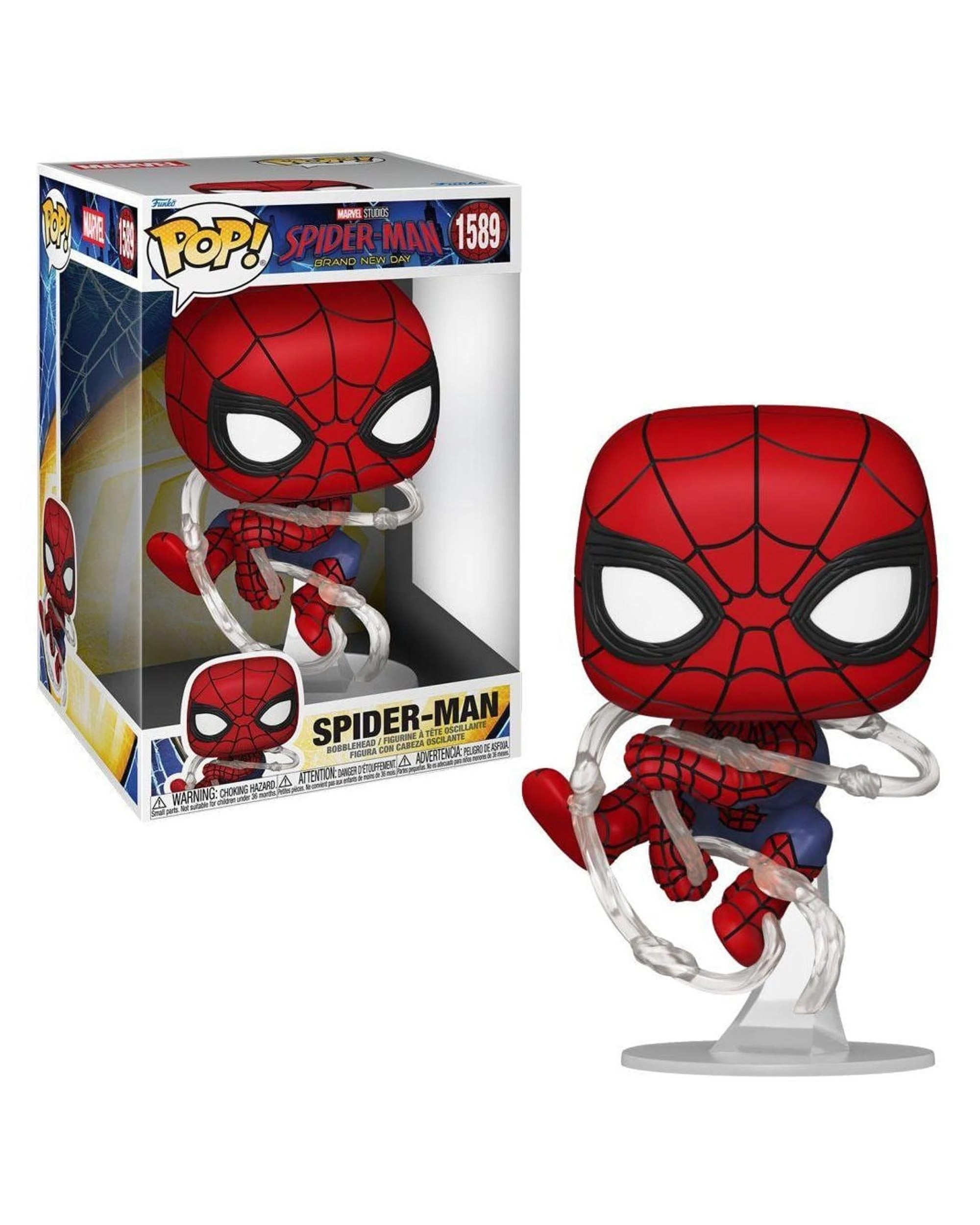 1 Spider-Man Brand New Day Spider-Man 10 inch POP! Jumbo Funko POP! Vinyl, 1 of 3