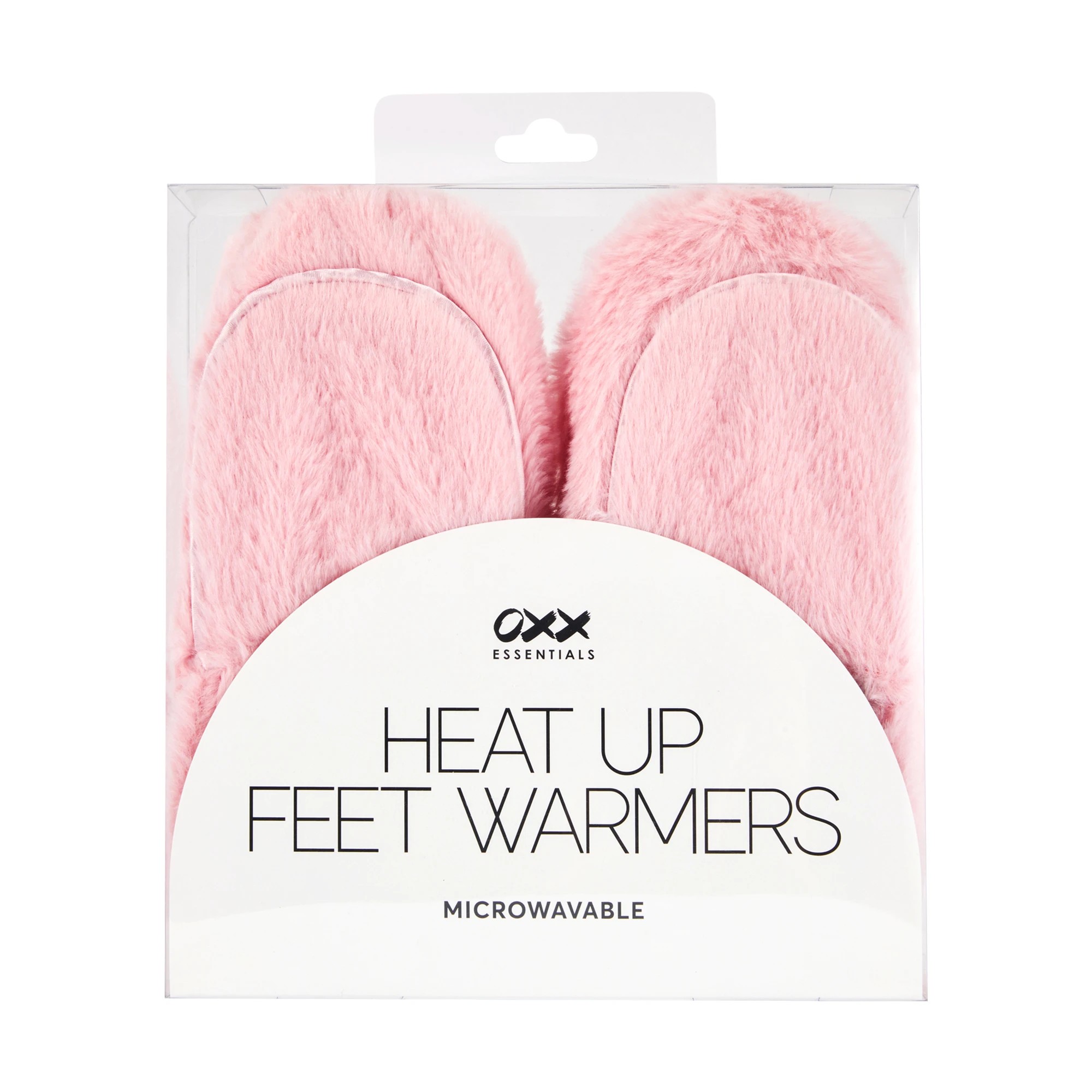 4 OXX Essentials Heat Up Feet Warmers - Pink Moccasins, 4 of 5