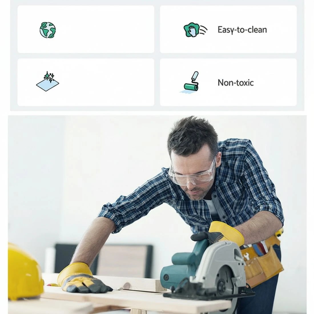 5 Artiss Standing Desk Top  140CM - White, 5 of 6