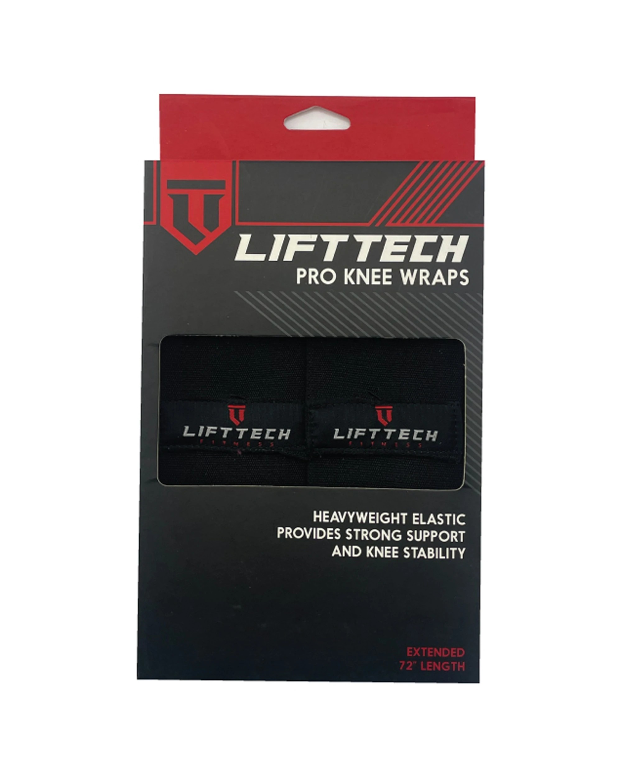 1 Lifttech Fitness Pro Knee Wrap 182cm Weight Lifting Support Heavyweight Elastic - Multi, 1 of 1