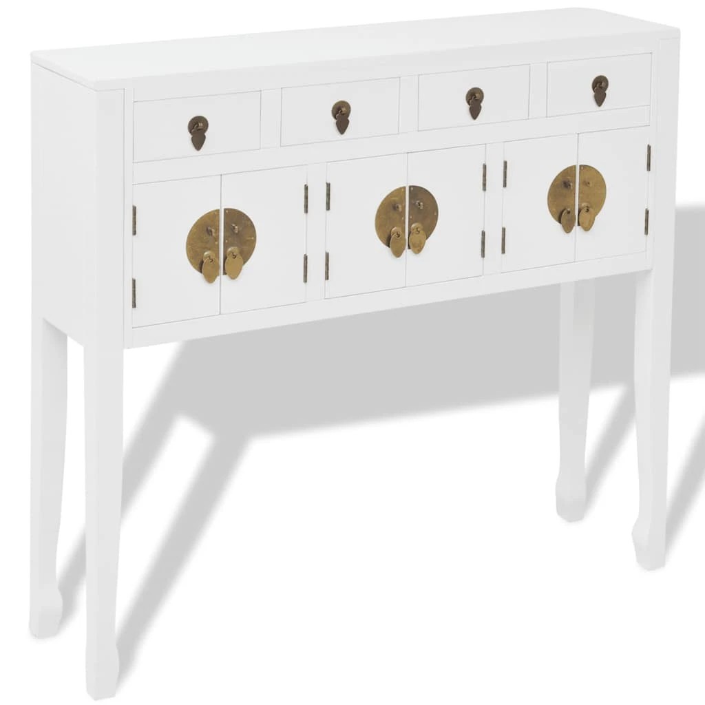 1 Vidaxl Wooden Sideboard - White, 1 of 10