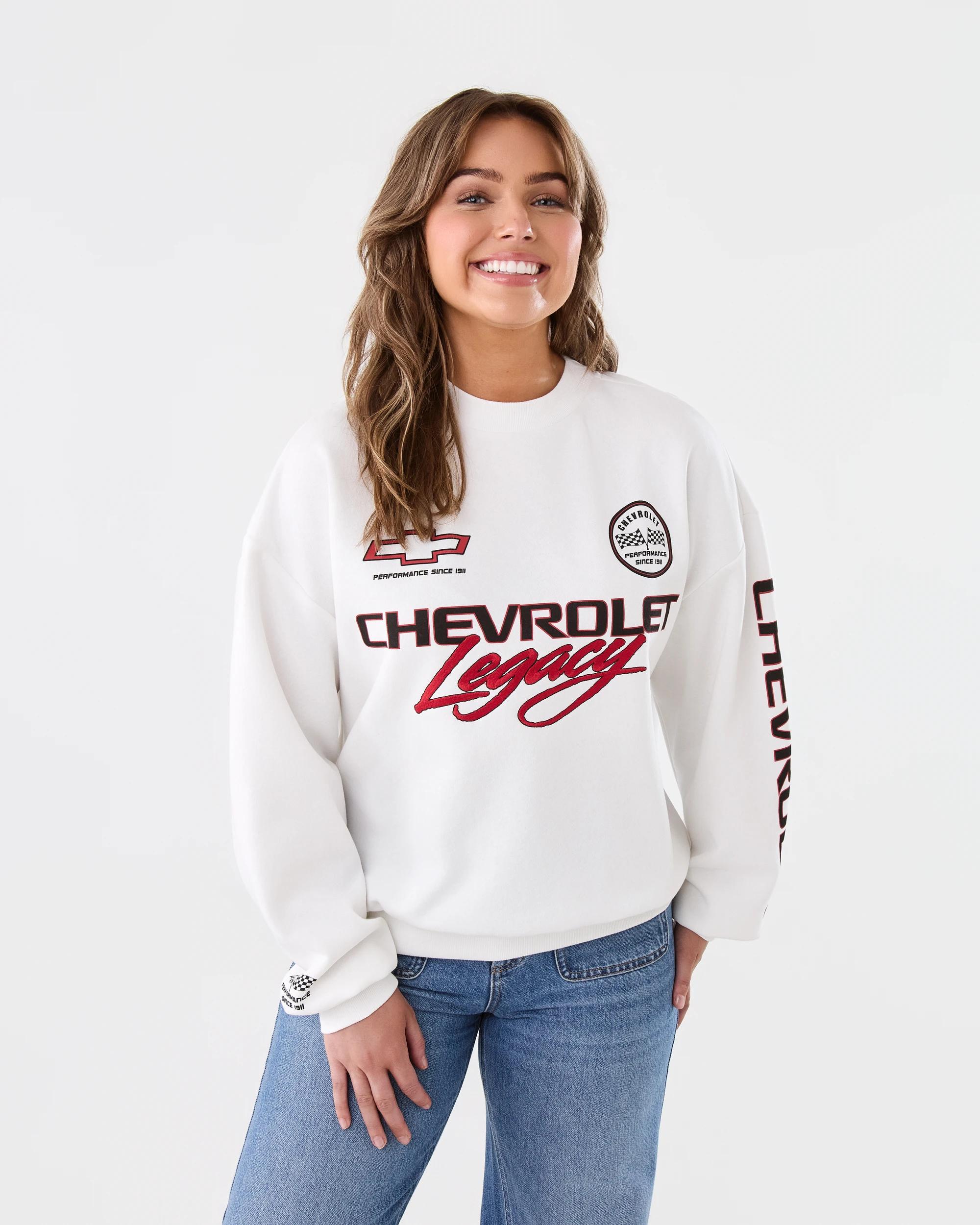 1 Chevrolet License Long Sleeve Sweatshirt Chevrolet, 1 of 9