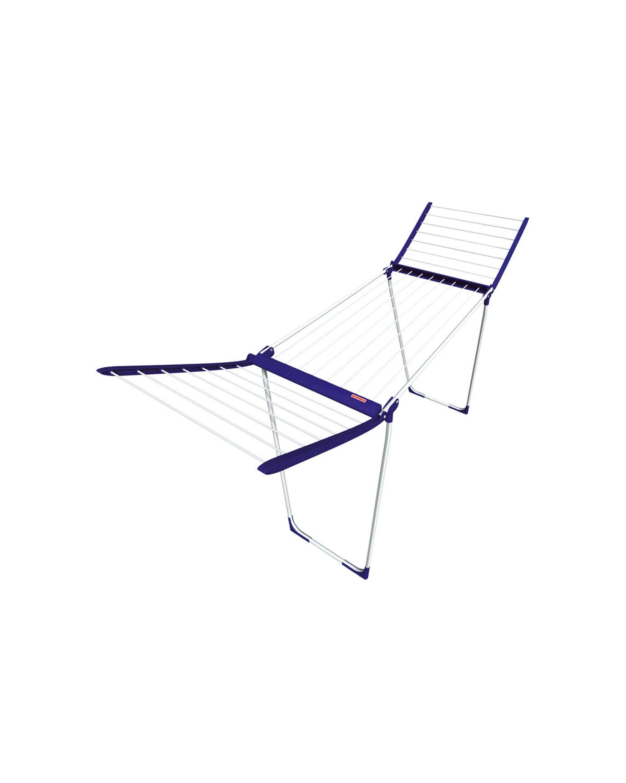 2 Leifheit Pegasus 160 Slim Airer Laundry Drying Rack Stand Indoor/outdoor 16m - White, 2 of 3