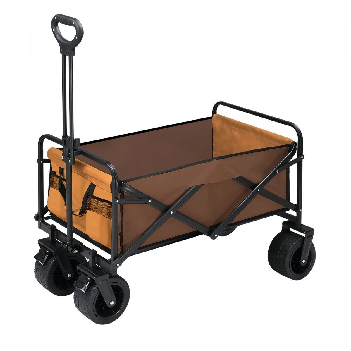 2 Ausway Folding Garden Trolley 150kg Trailer Cart Utility Wagon Barrow Beach, 2 of 7