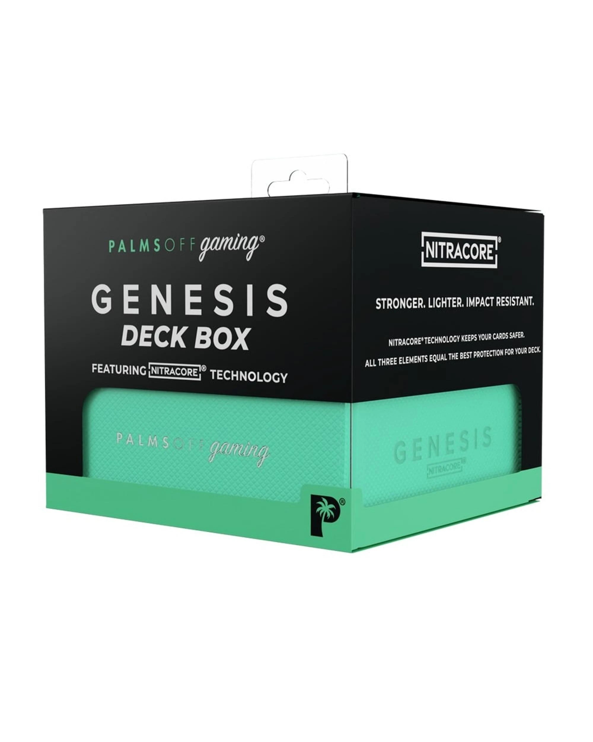 7 Palms Off Gaming Genesis Deck Box - Turquoise - Multi, 7 of 7