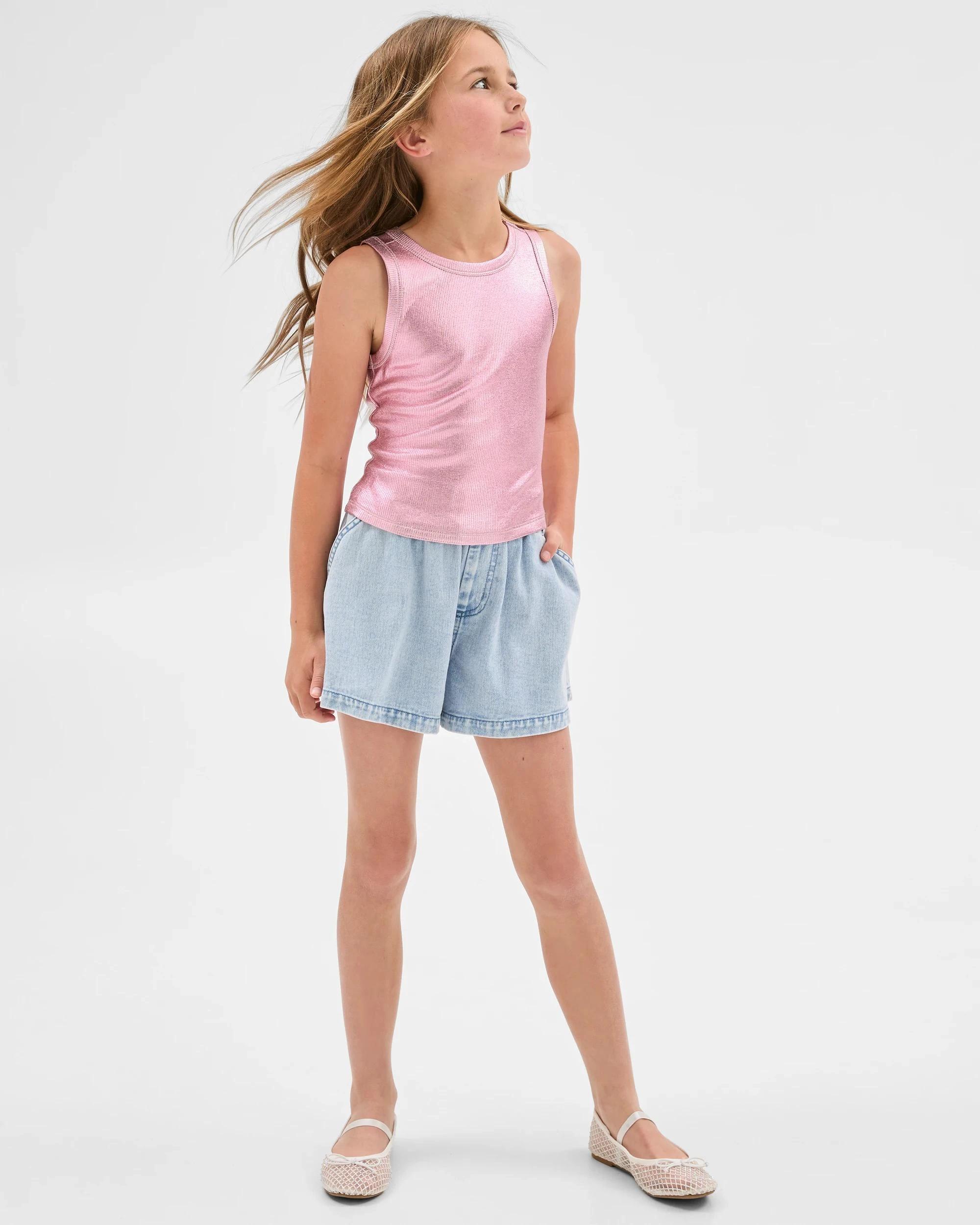 3 Target Metallic Rib Tank CRADLE PINK METALLIC, 3 of 6