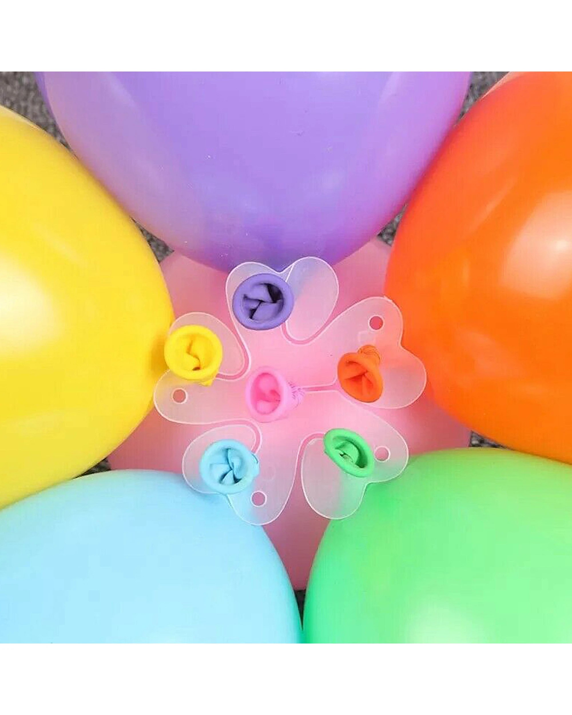 5 Partyrama Plastic Flower Balloon Clip, 5 of 5