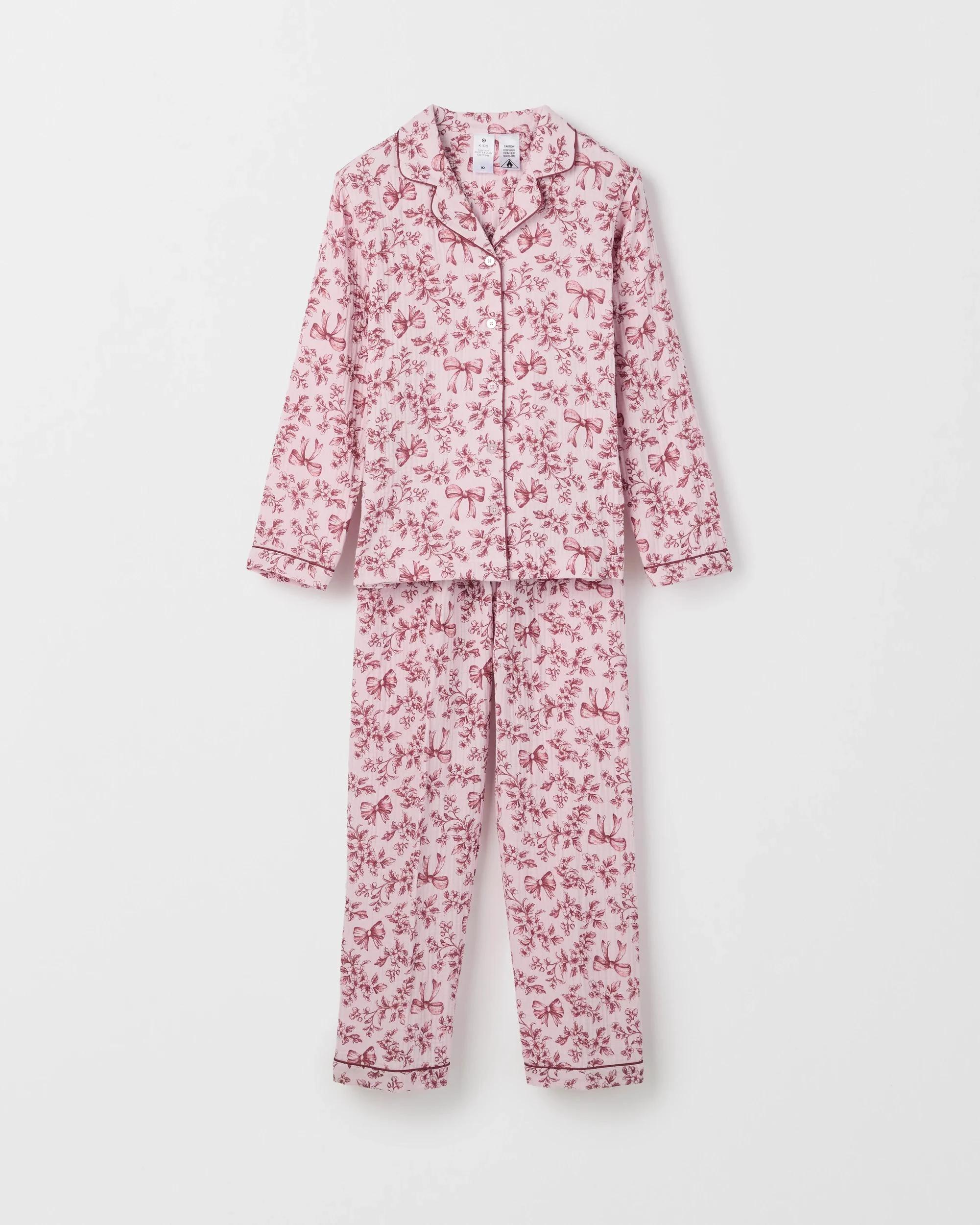 5 Target Kids Family Matching Australian Cotton Mini Me Double Cloth Pyjama Set PURPLE LILAC, 5 of 7