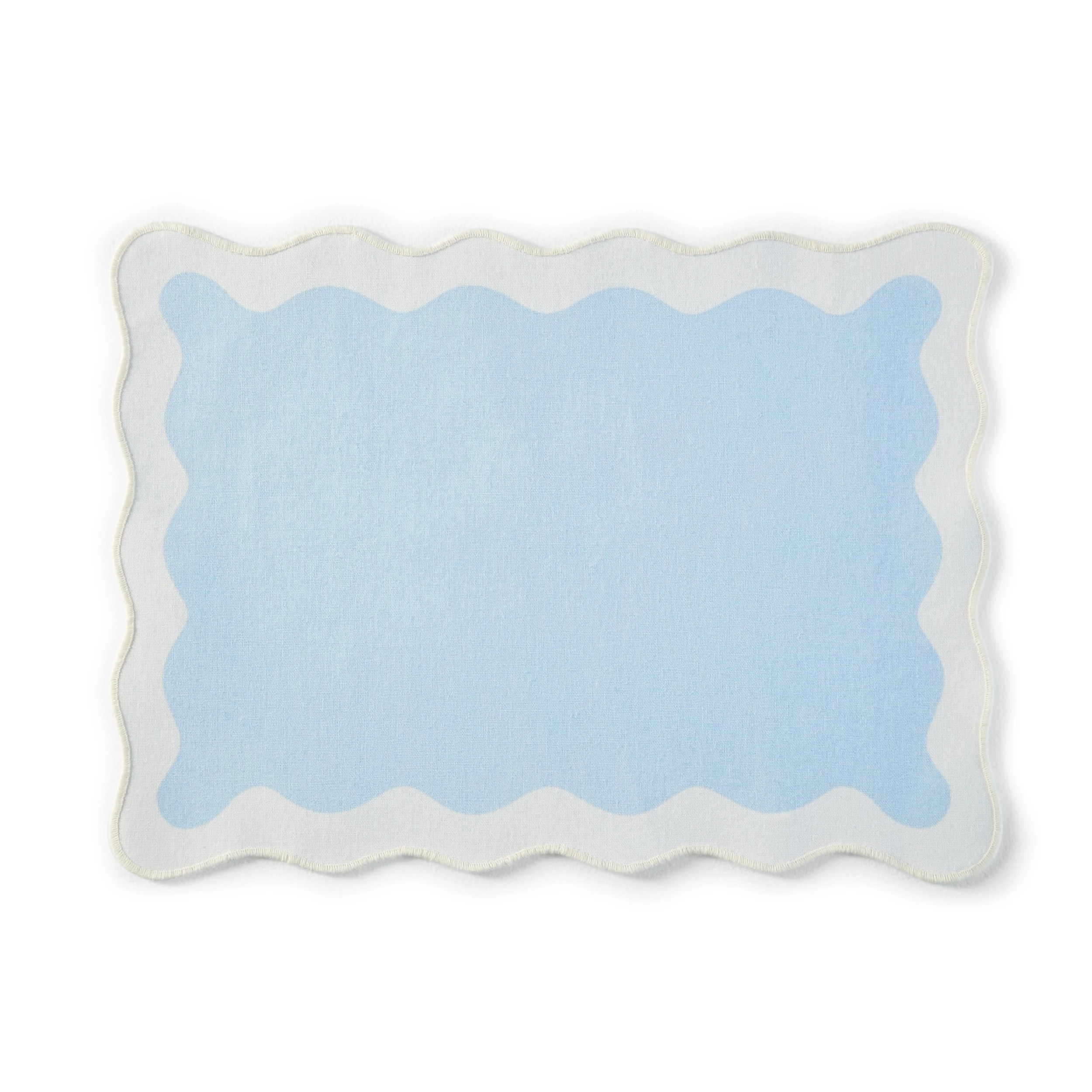 3 Blue Wave Edge Placemat, 3 of 5