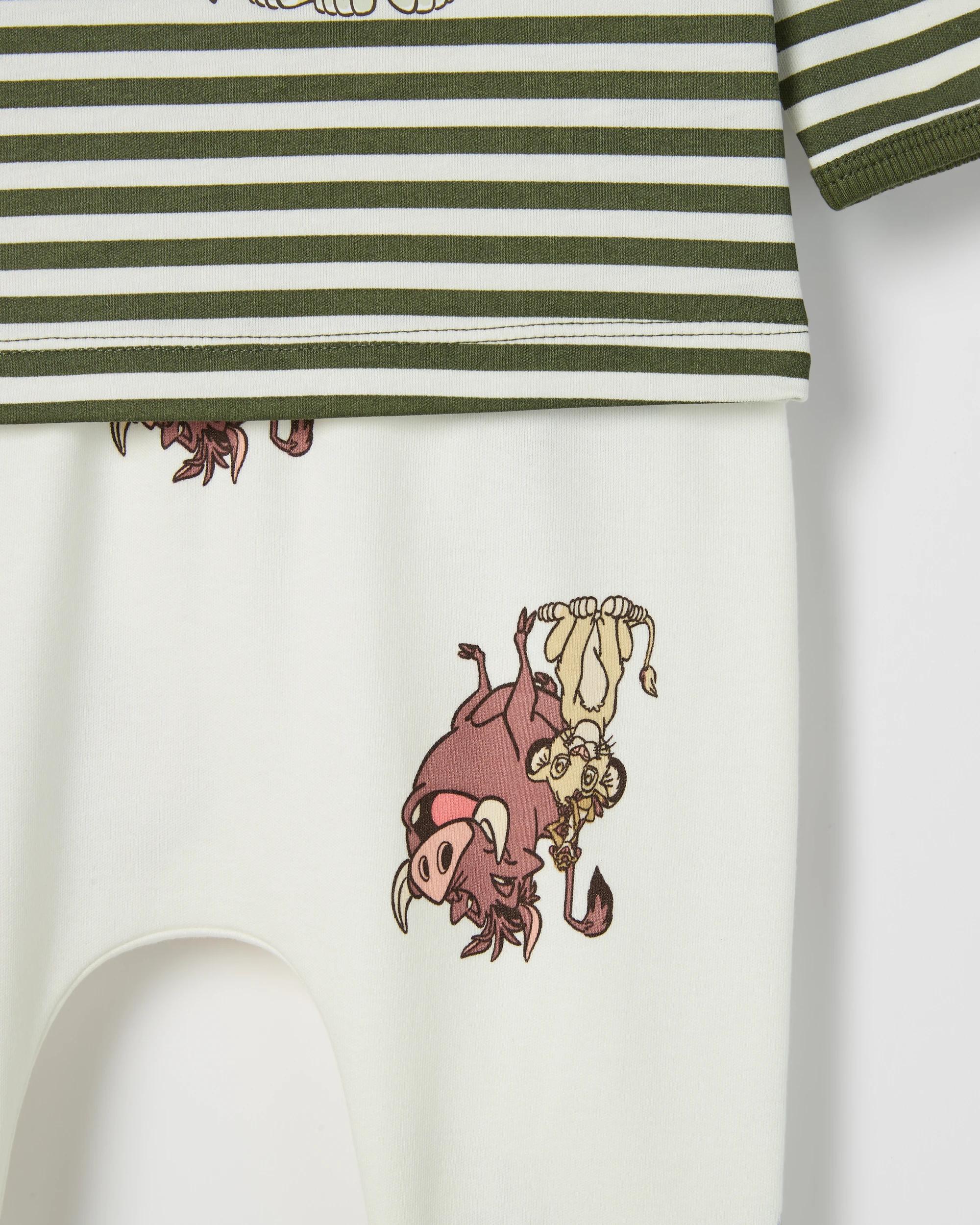 5 Disney Lion King Organic Cotton 2 Pack Baby Knit Pyjama Set LION KING, 5 of 6