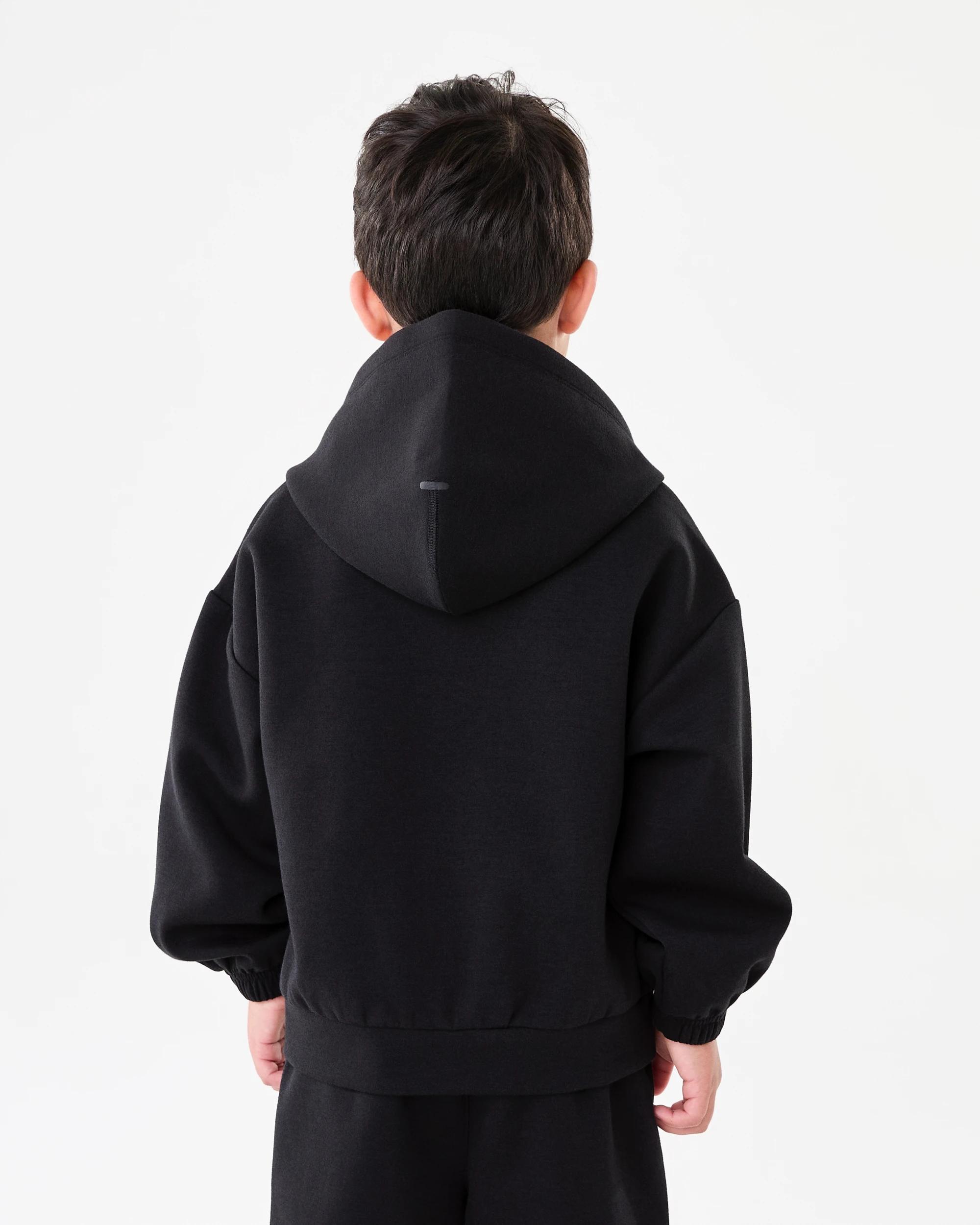3 Zip Through Hoodie Black, 3 of 10