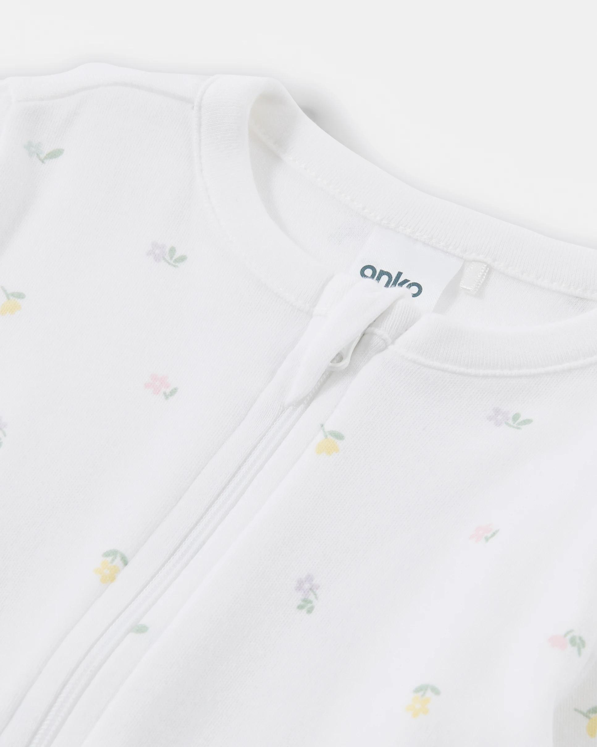 7 3 Pack Coveralls Pnk Floral, 7 of 8