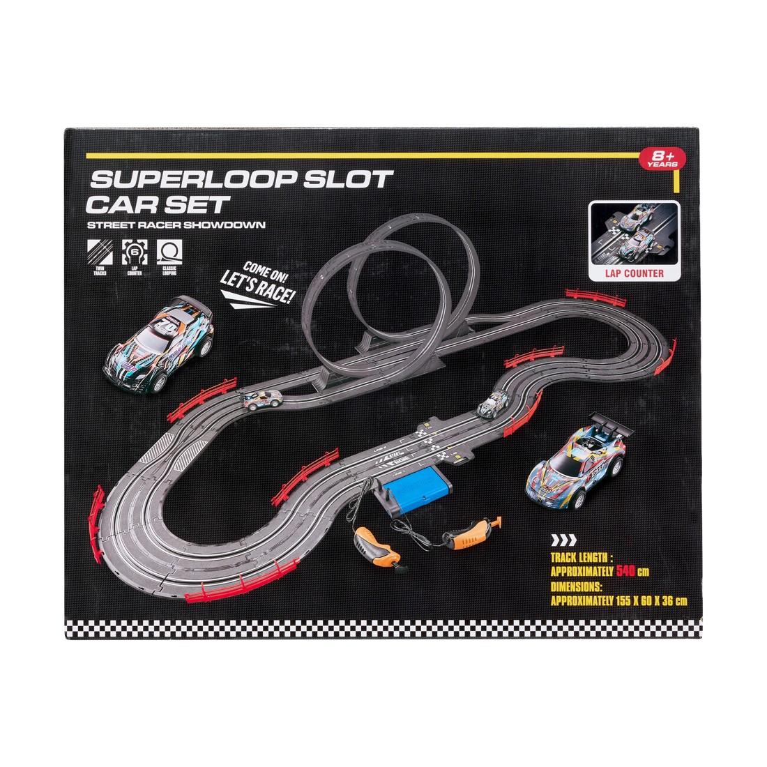 10 Super Loop Slot Car Set, 10 of 10