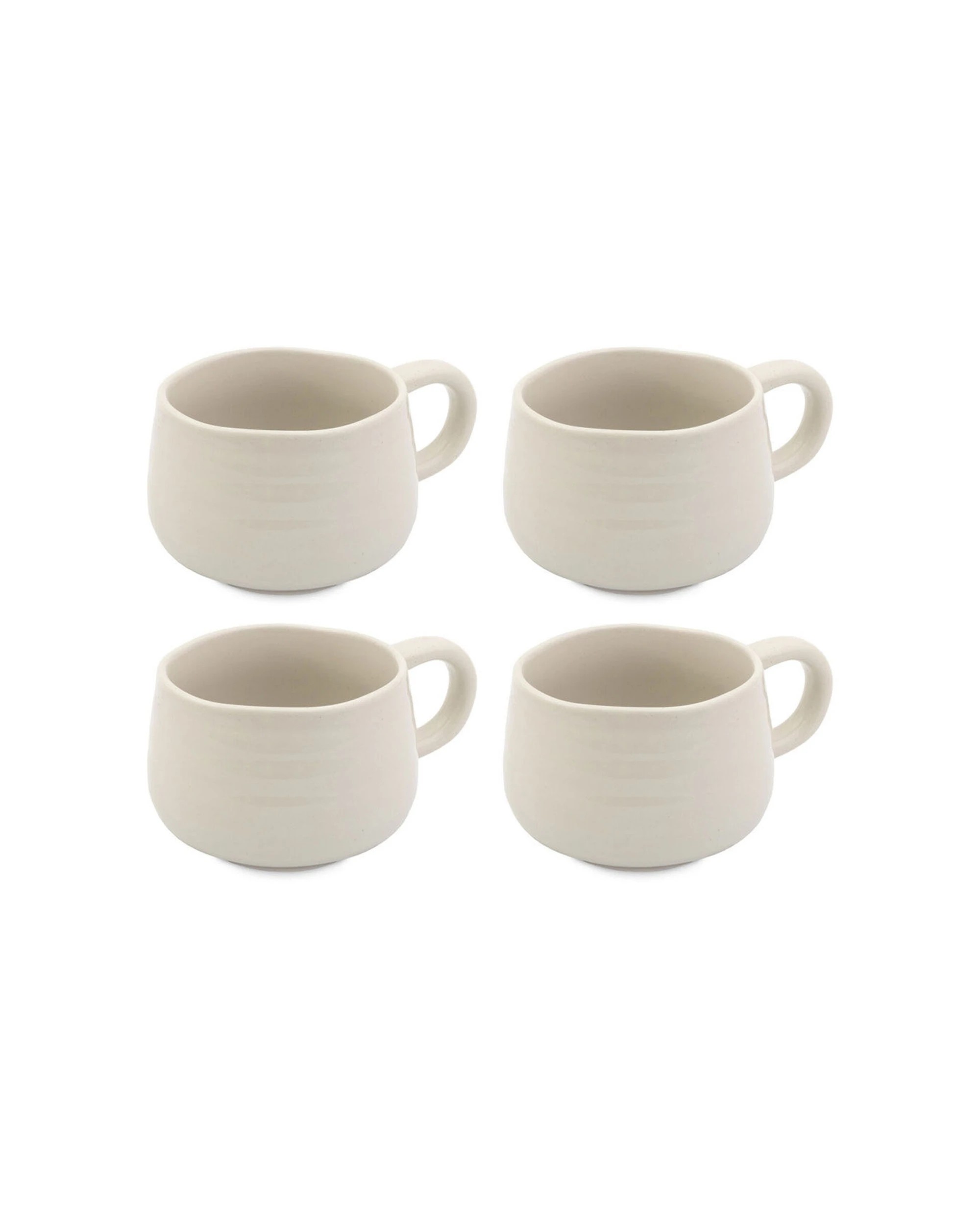 1 Jamie Oliver 4PK Big Love Cosy Cuppa Mug 375ml Stoneware Durable Everyday Use - White, 1 of 6