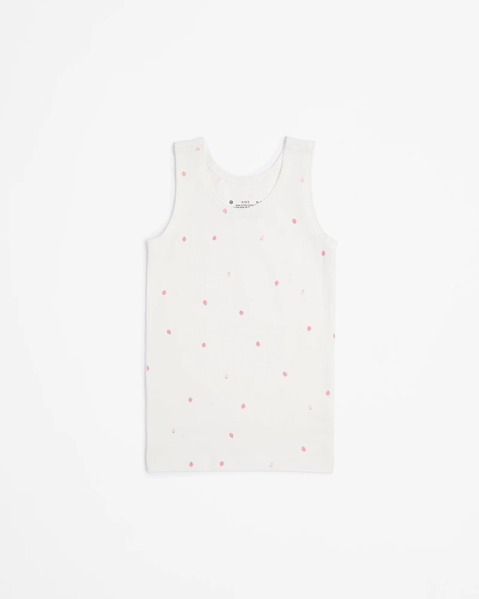 4 Younger Kids Girls Singlet 3 Pack - Maxx DITSY FLORAL/PINK, 4 of 5