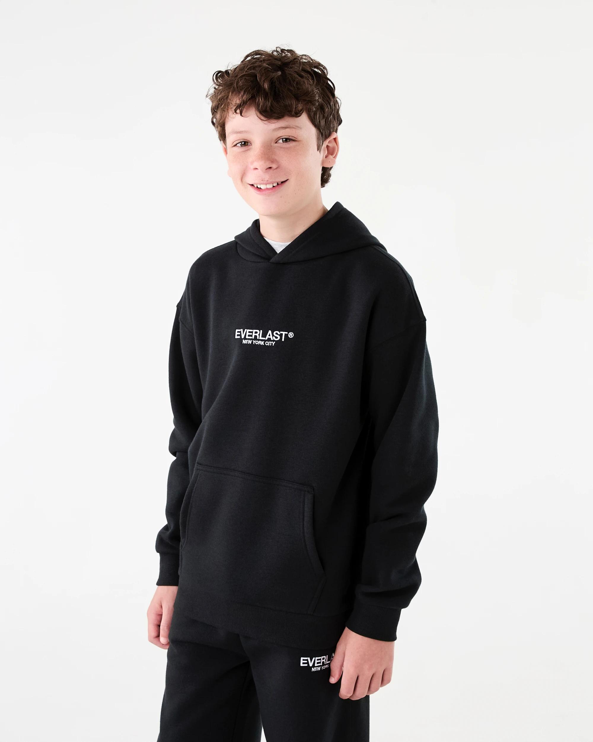 2 Everlast Kids Hoodie Black, 2 of 8