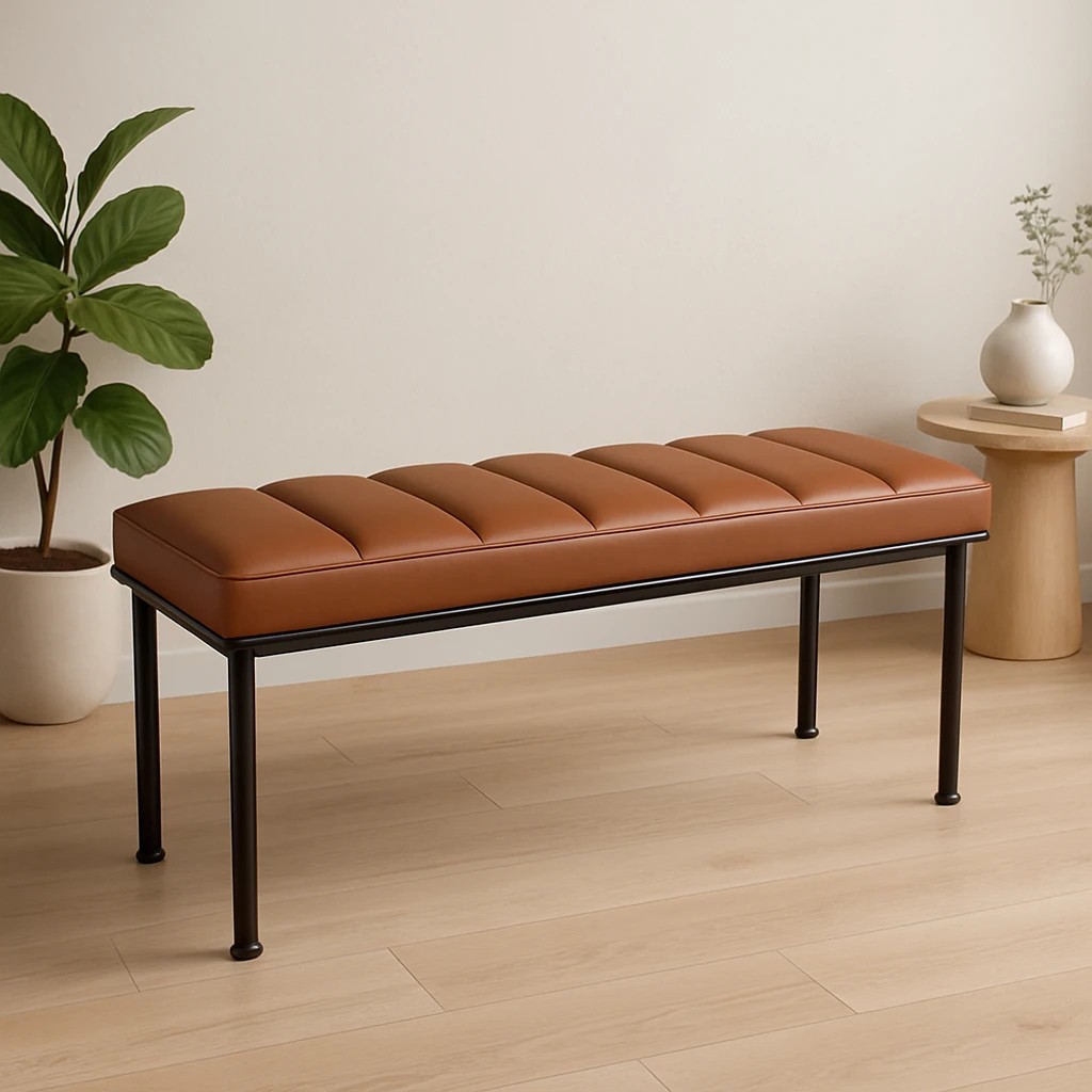 2 La Grace Home Trento Bench - Brown, 2 of 2