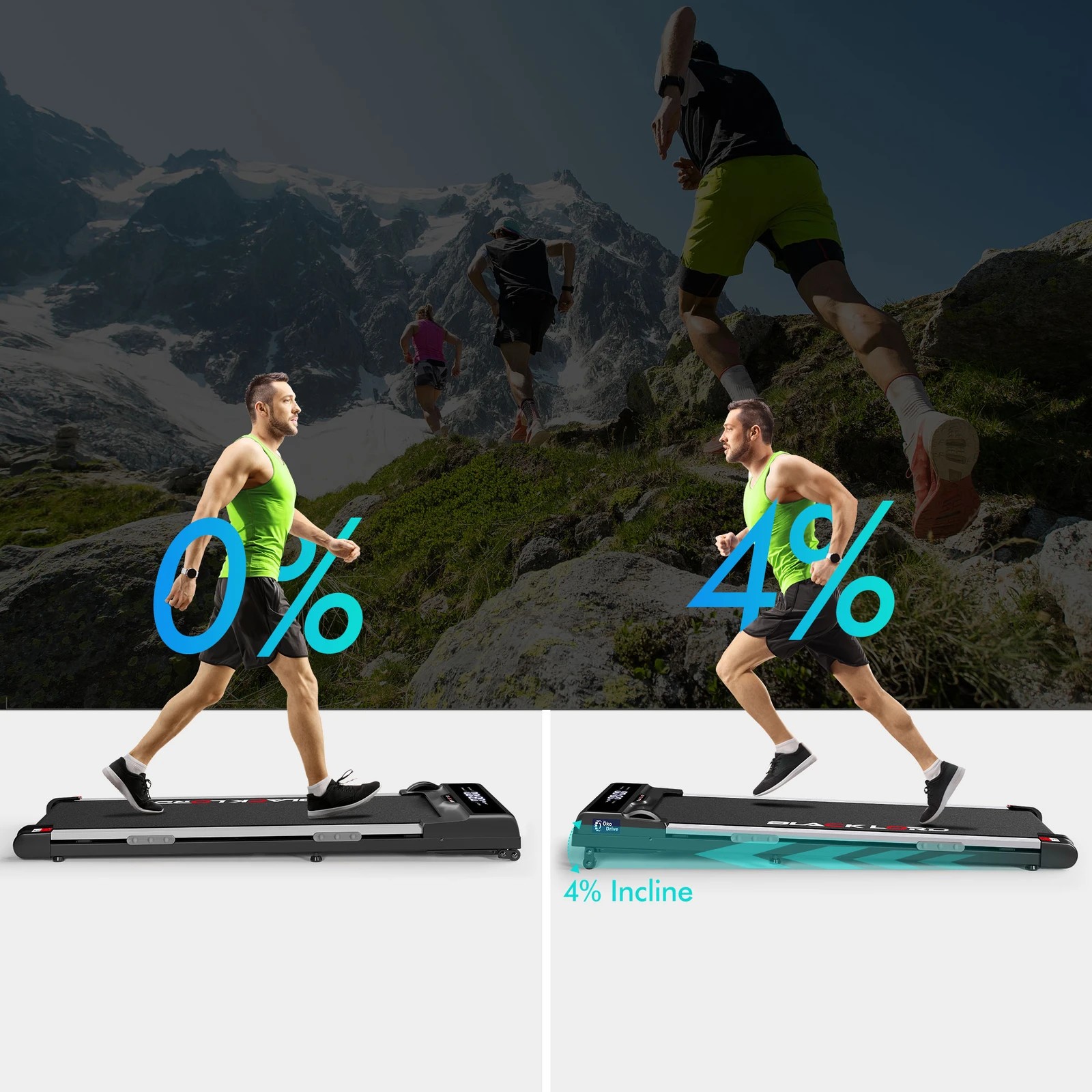 7 Black Lord Treadmill Electric Walking Pad Home Gym Incline Brushless Motor - Black, 7 of 10