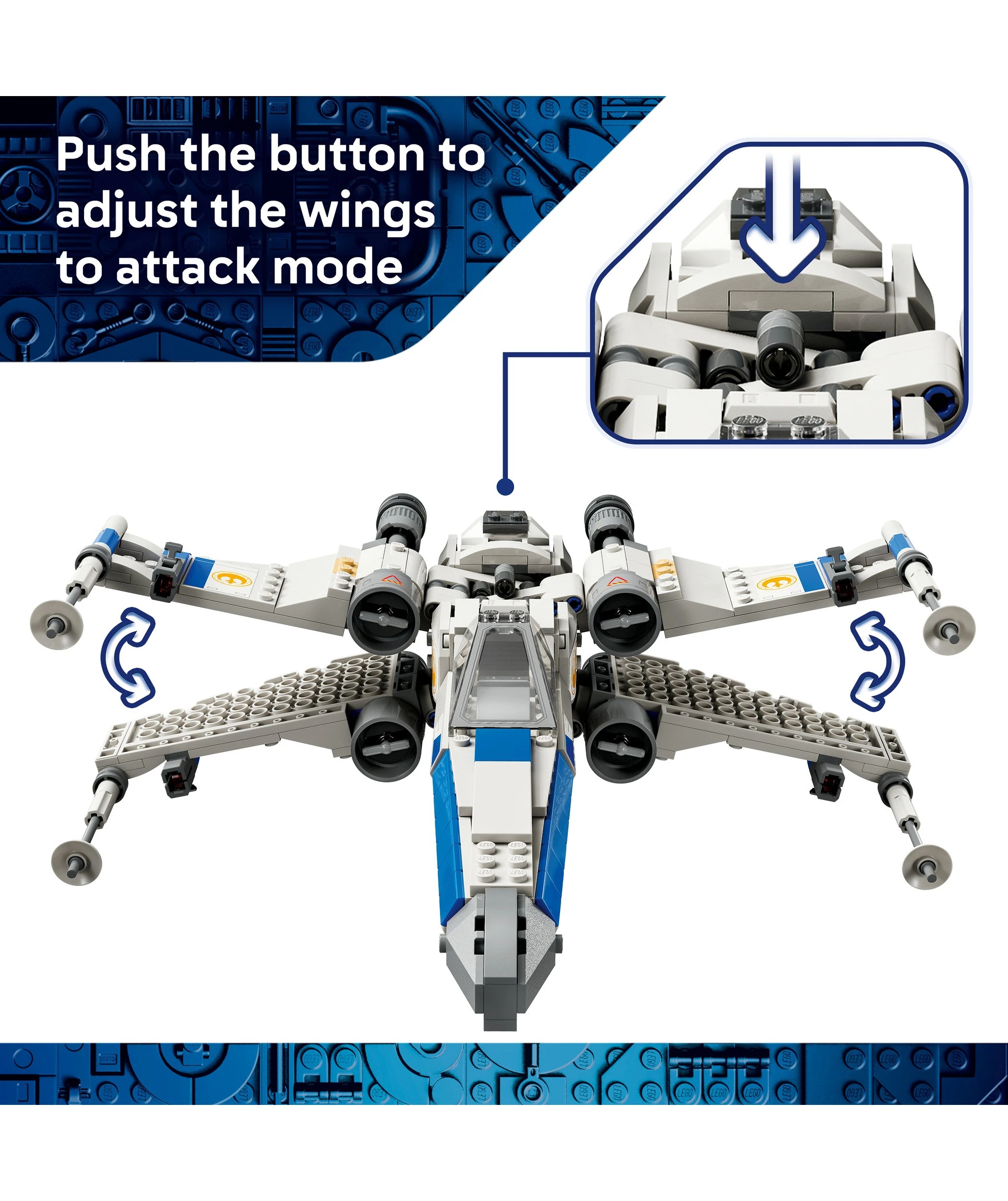 4 LEGO Star Wars New Republic X-Wing Starfighter 75460, 4 of 10