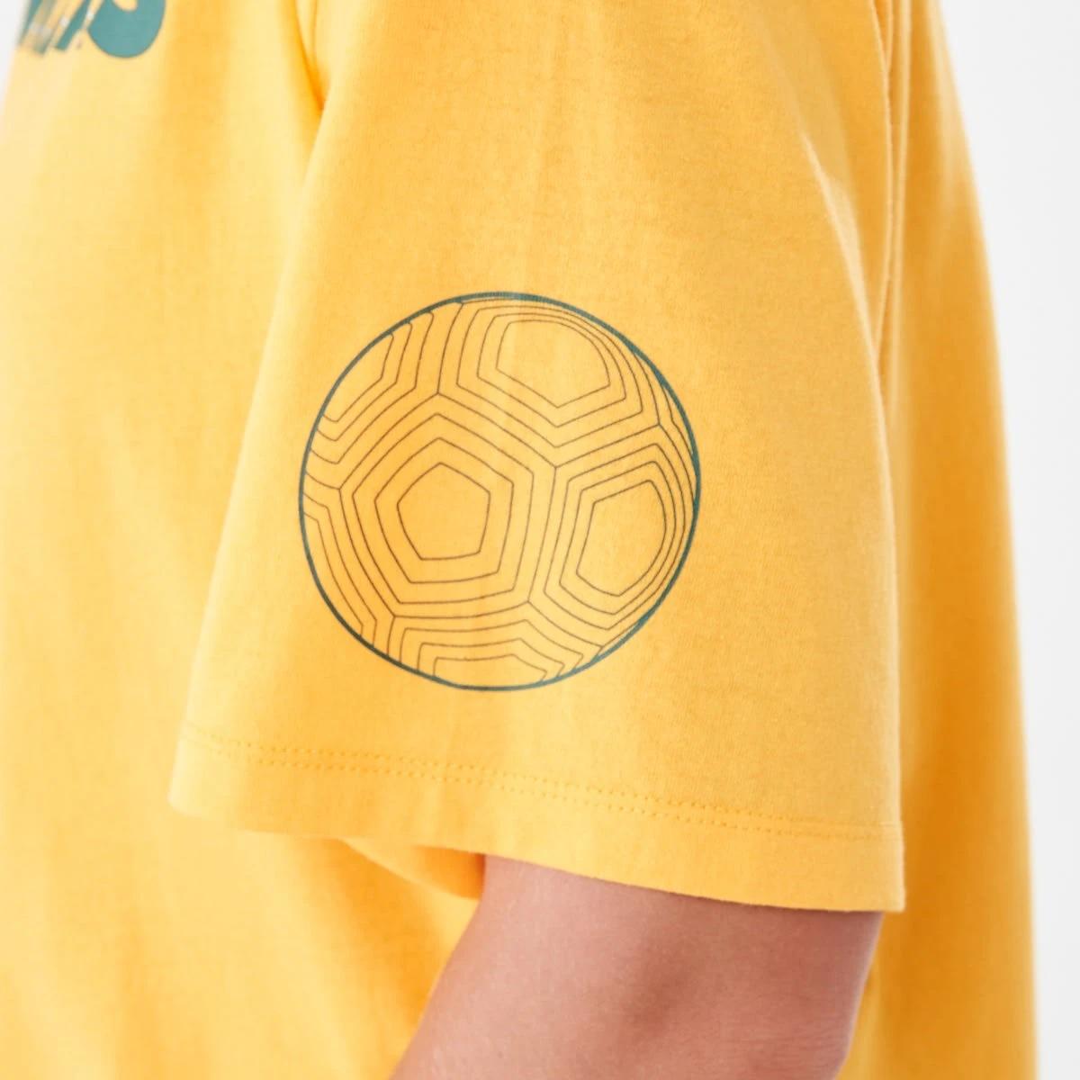 6 Official Matildas Adult Boyfriend T-shirt Yellow, 6 of 6