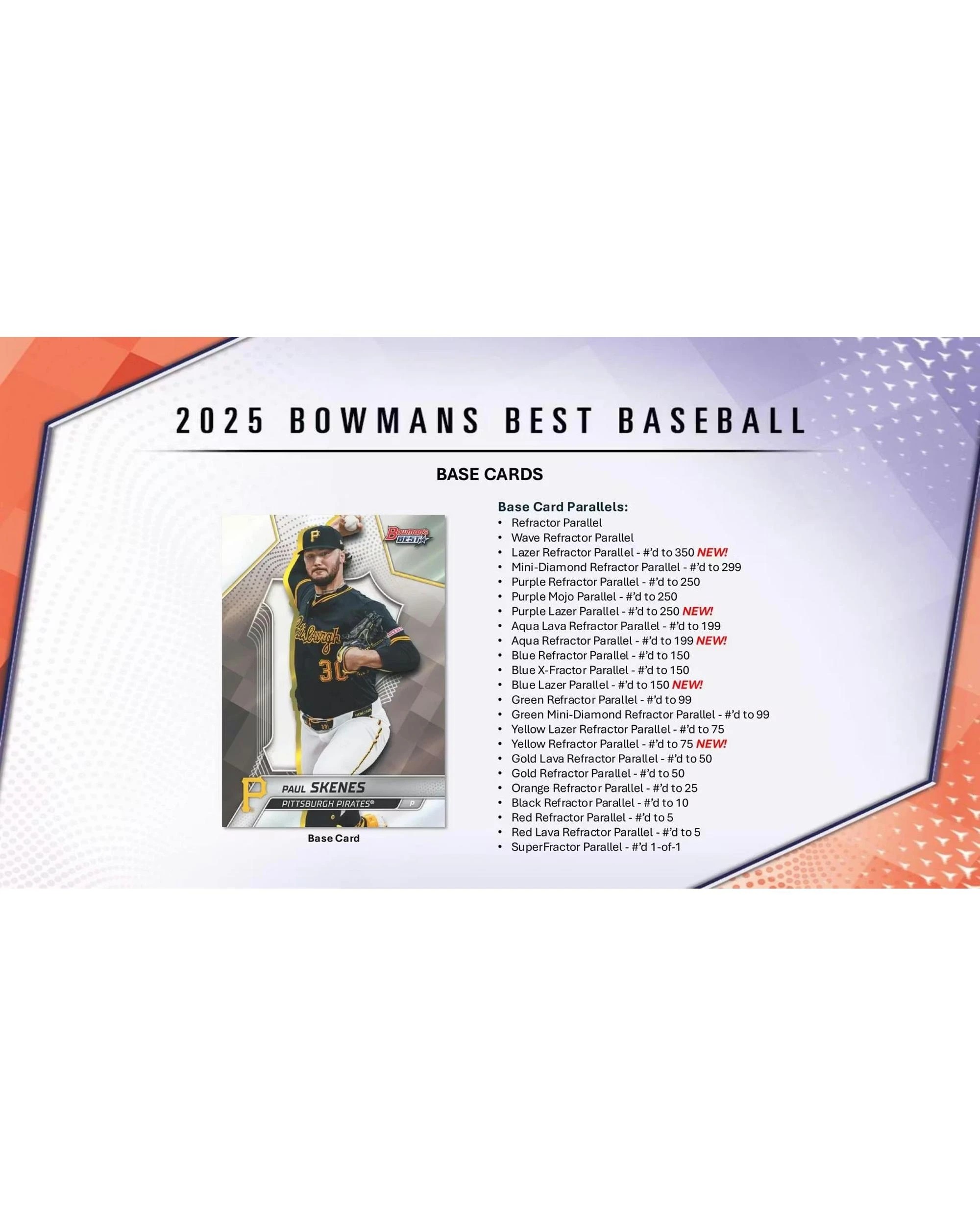 8 Topps MLB 2025 Bowmans Best Baseball Hobby Box, 8 of 9