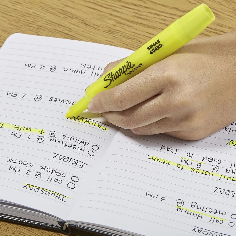 4 Sharpie Tank Highlighters Yellow 12 Pack, 4 of 5