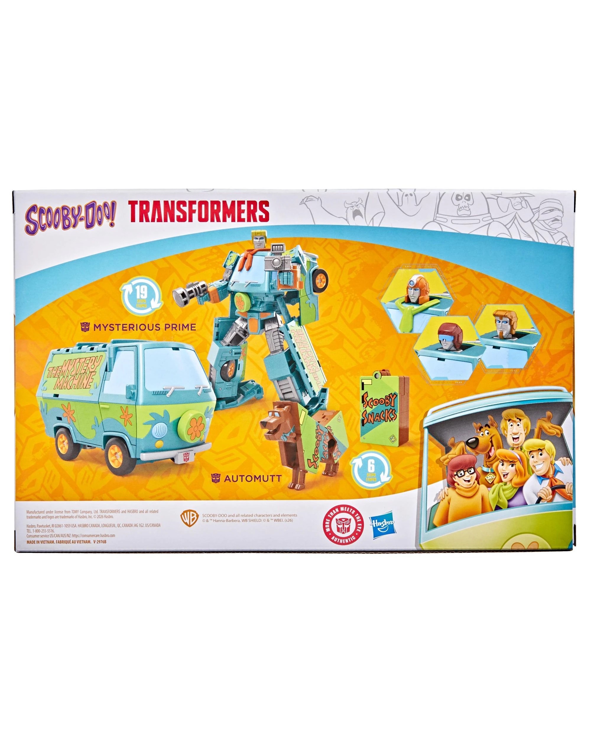 8 Transformers Collaborative Transformers x Scooby Doo Mysterious Prime and Automutt Action Figure, 8 of 8