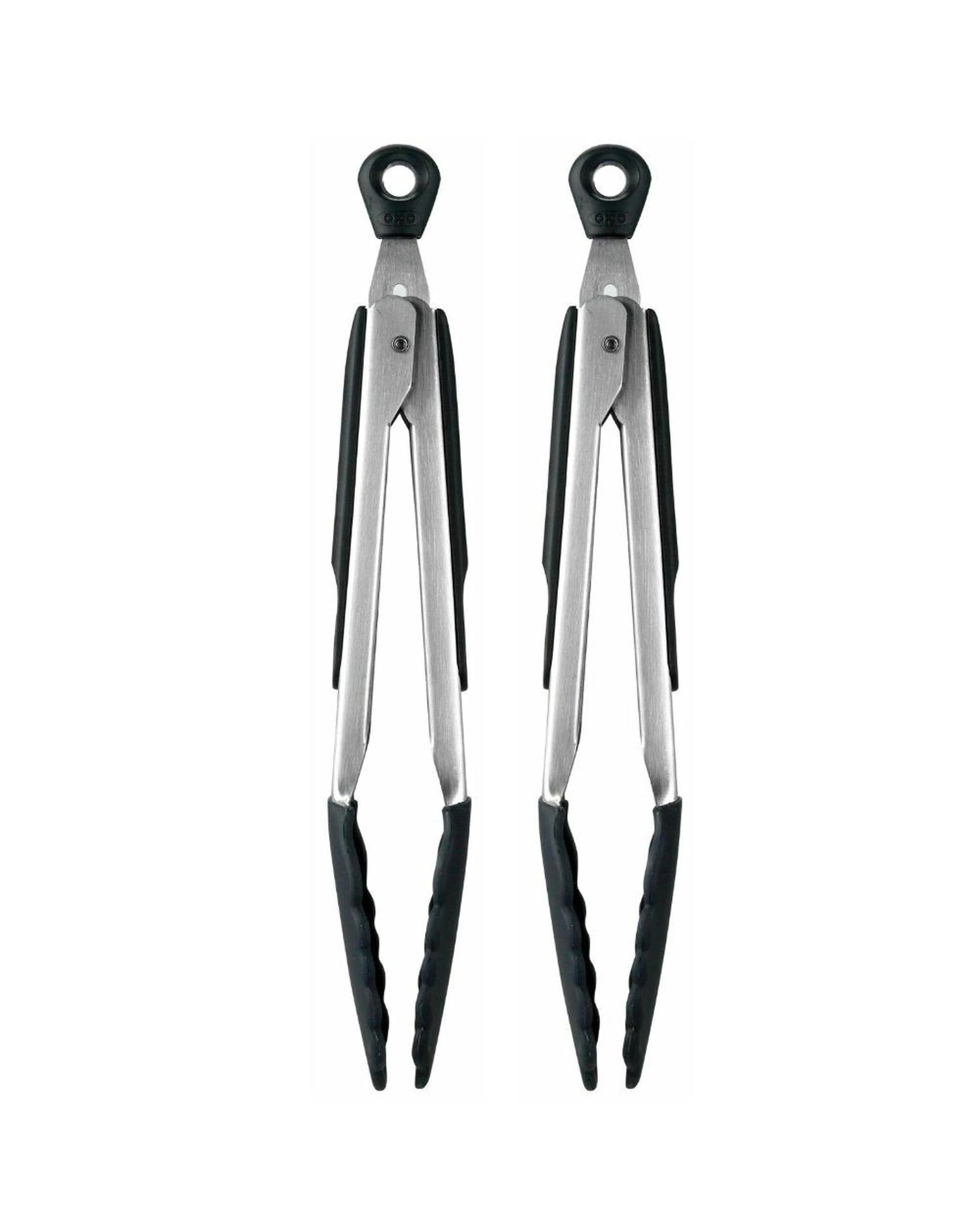 1 OXO Good Grips Kitchen Tongs With Silicone Head 9"  23cm  2 Pack, 1 of 1
