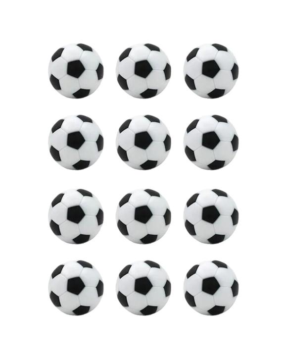 Regent 2x 6pc Foosball Table Soccer Themed Playing Balls - Multi