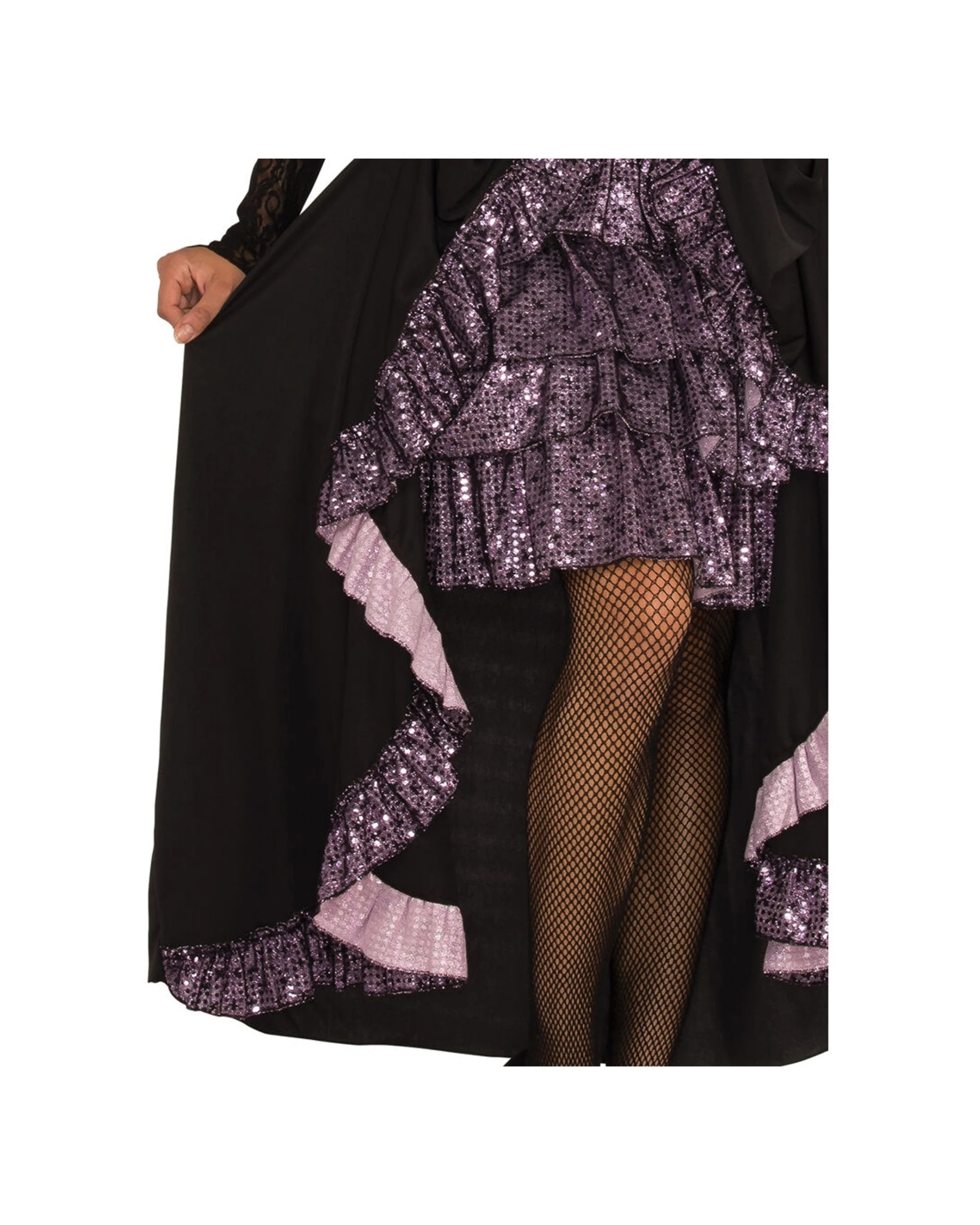 3 Rubies Dance Hall Saloon Mistress Barmaid Dress Up Costume Size Standard - Purple, 3 of 3