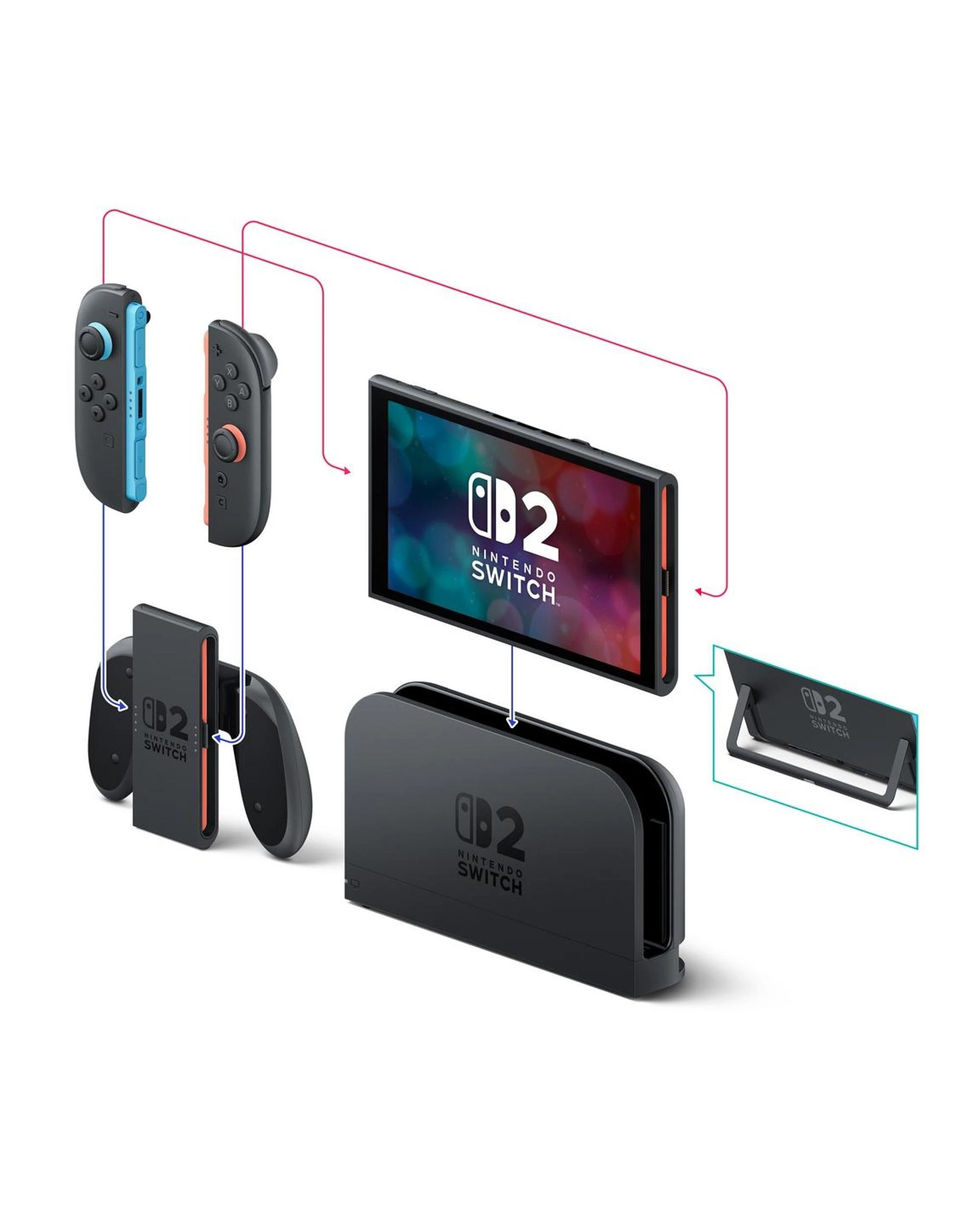 8 Nintendo Switch 2 Console with Pokemon Pokopia Bundle - Black, 8 of 8