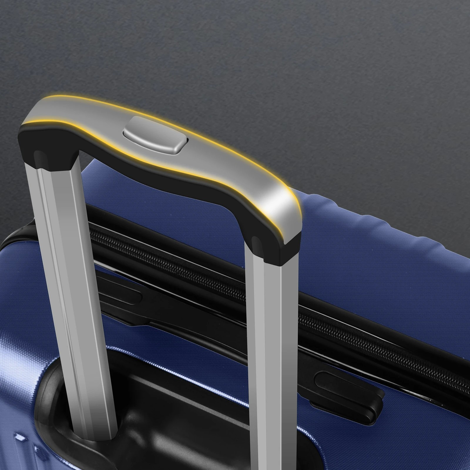 5 Alfordson Luggage 3PCS Suitcase Sets ABS+PC Trolley TSA Hard Shell Case - Blue, 5 of 10